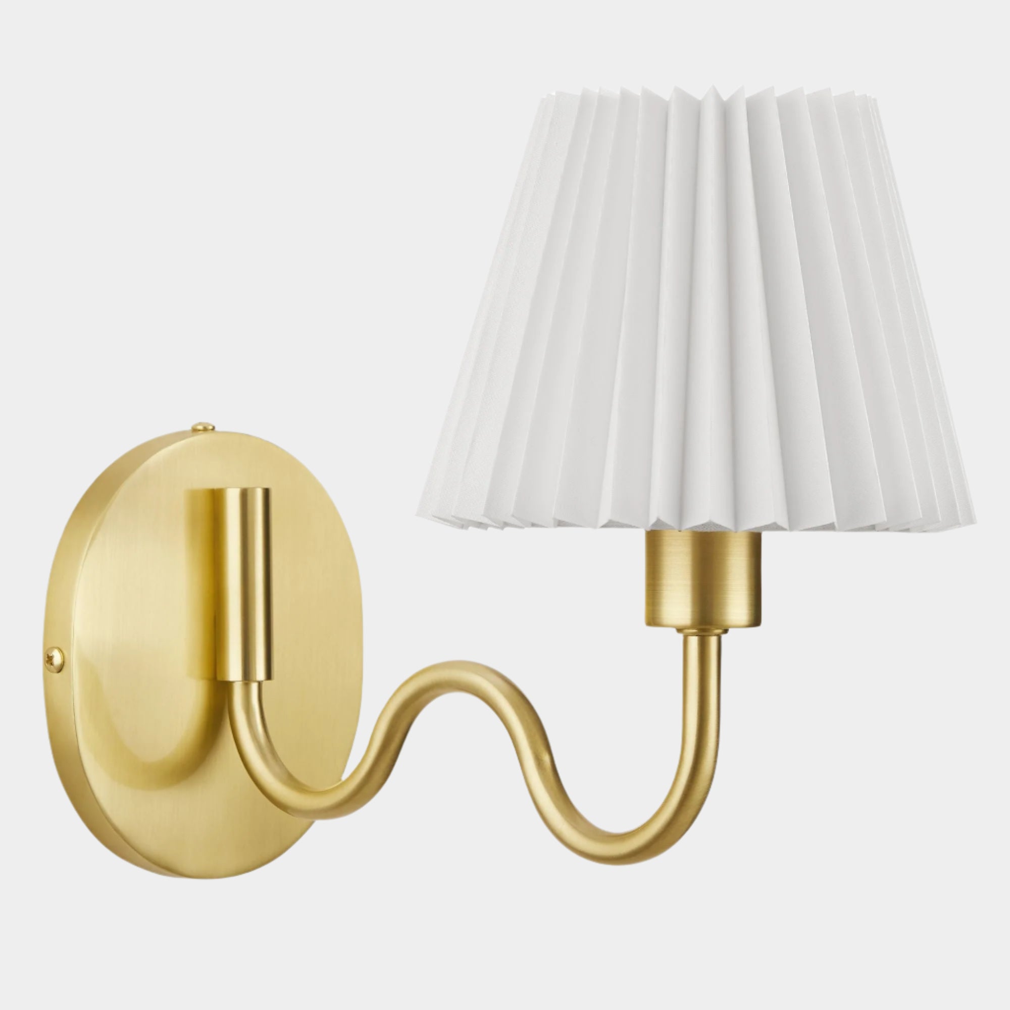 Wave Squiggle Arm Wall Sconce