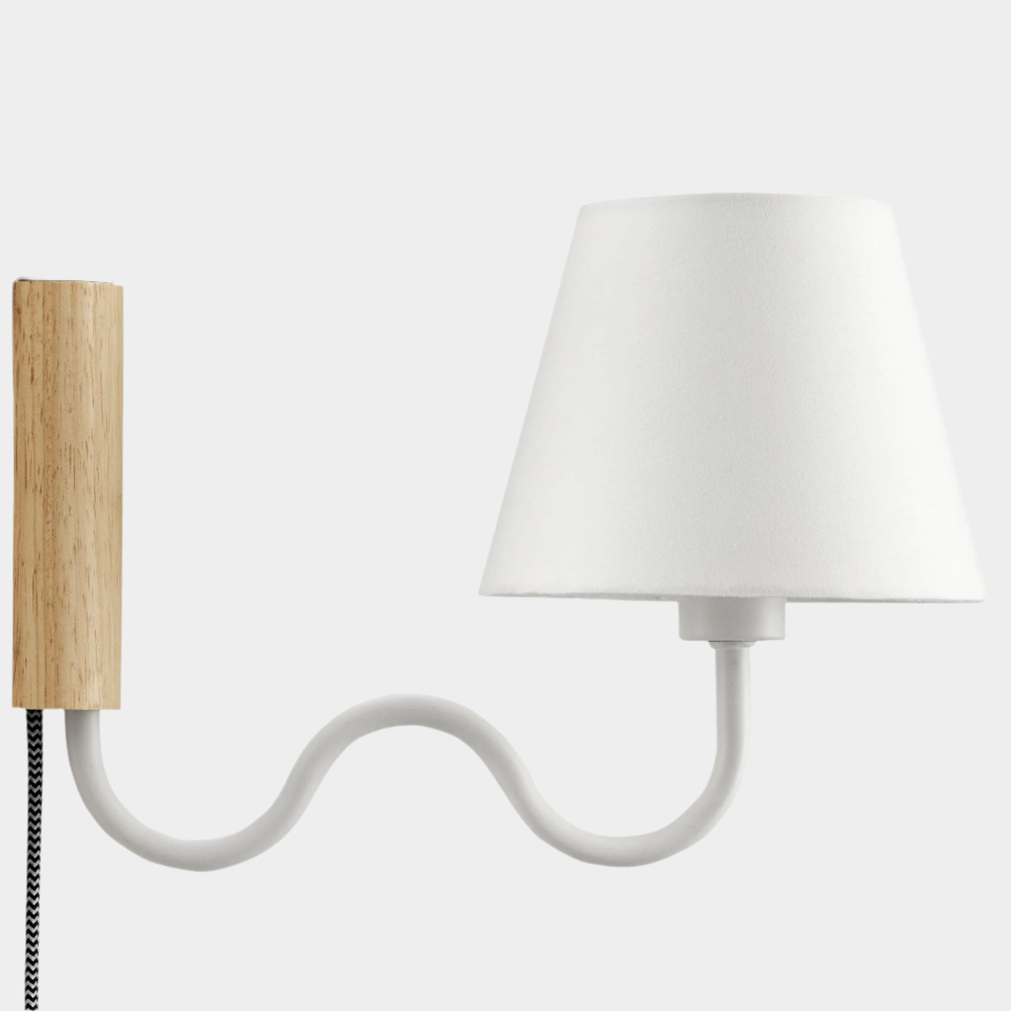 Sunlit Squiggle Arm Wall Sconce