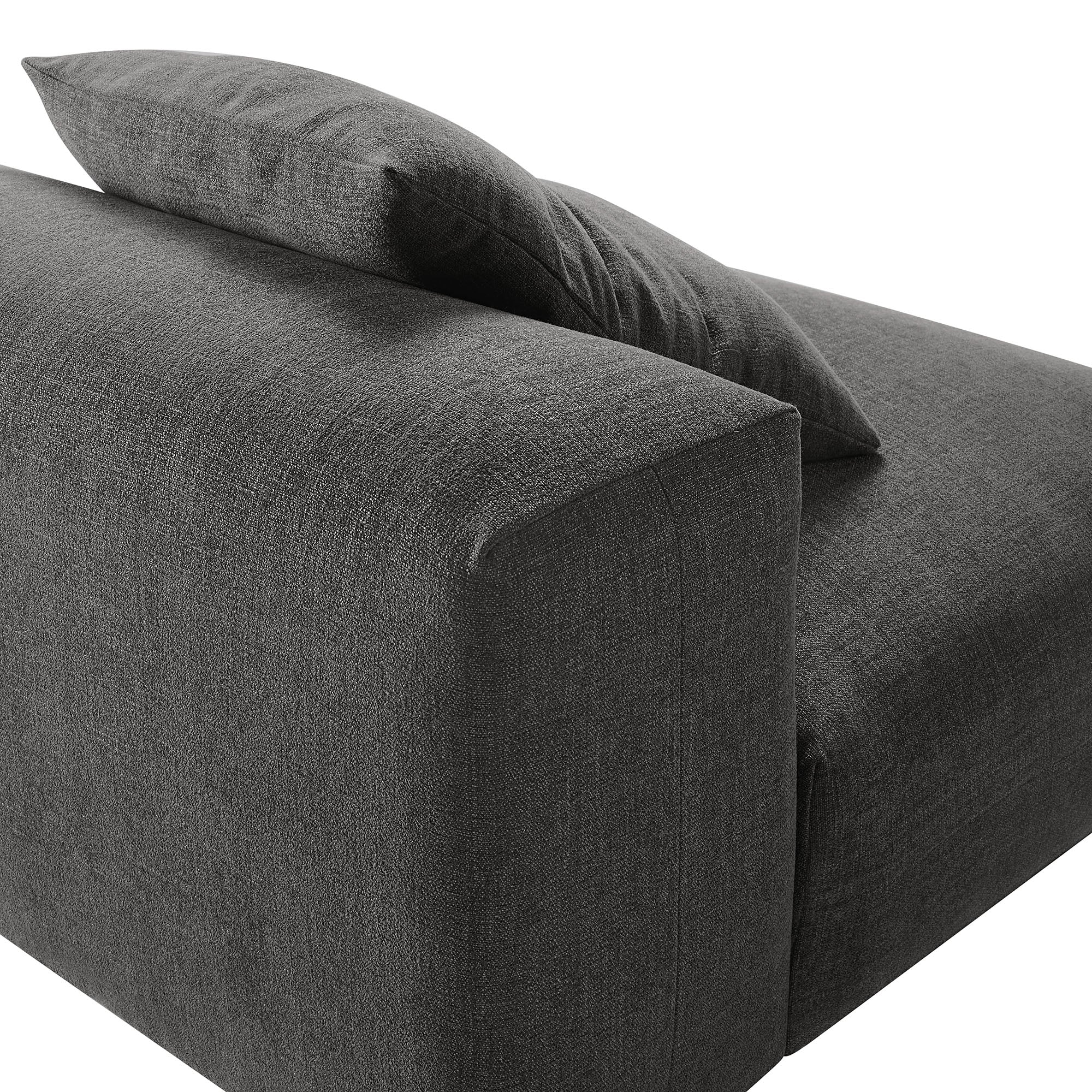 Solace Modular Upholstered Fabric Armless Chair