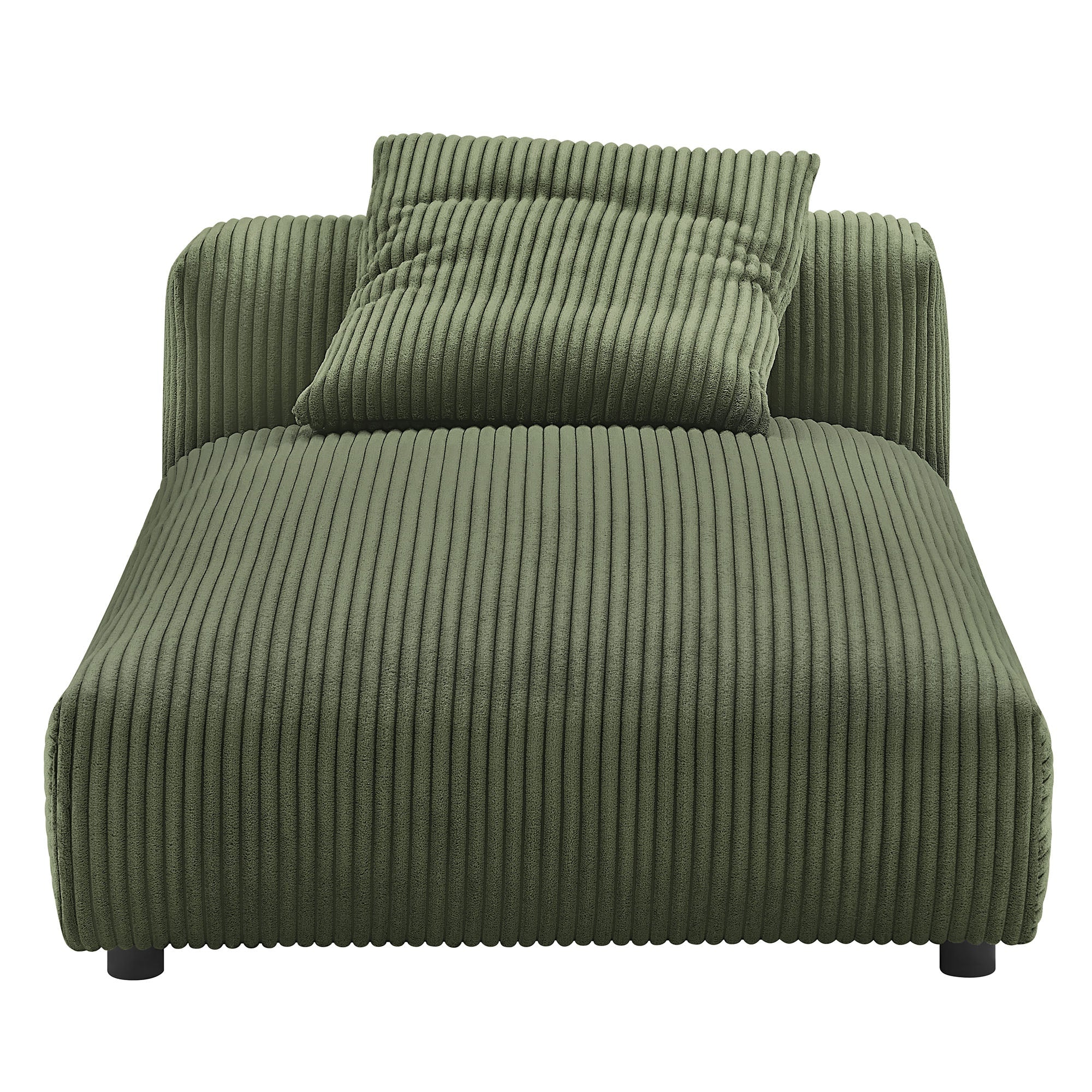 Chaise sans accoudoirs rembourrée en duvet Commix