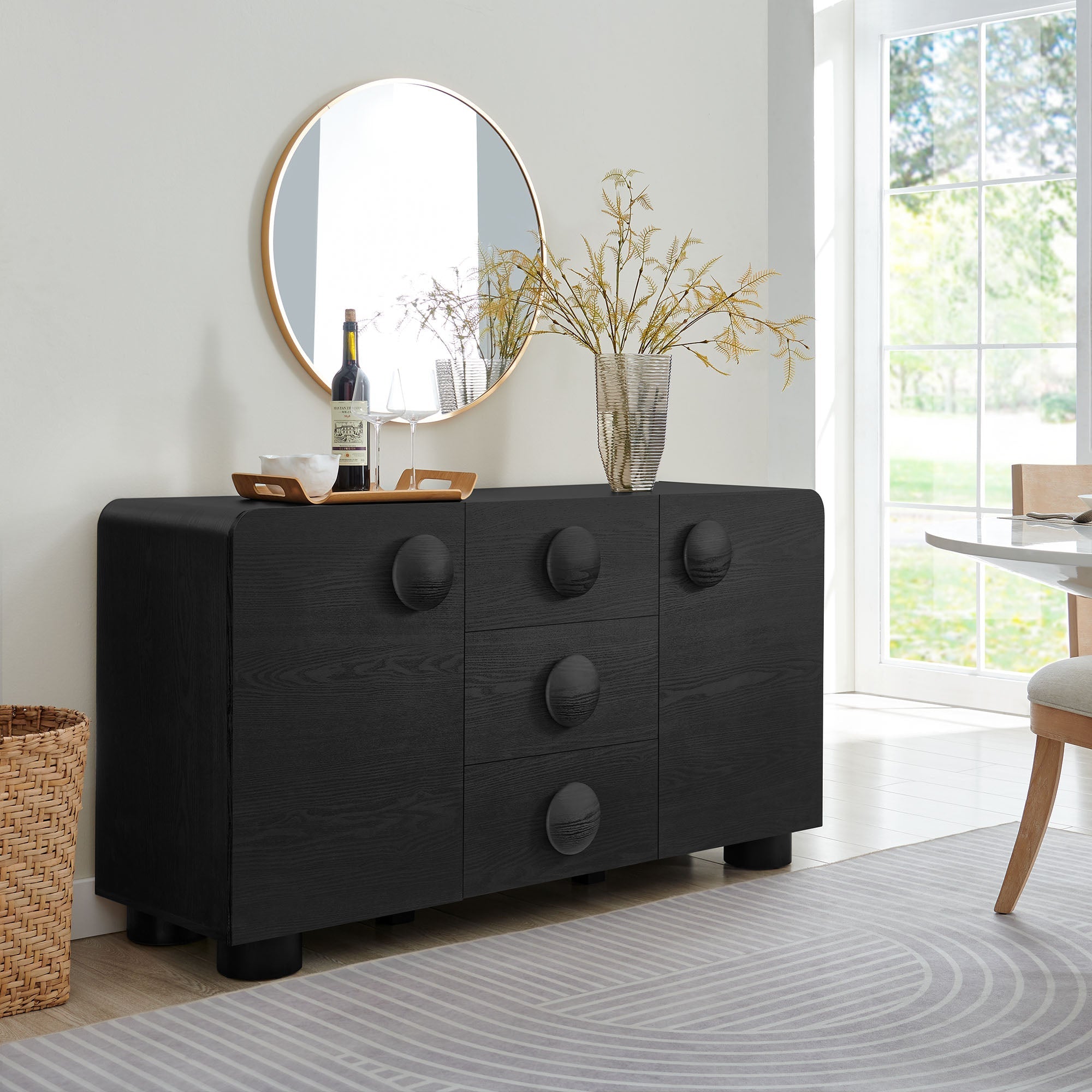 Sonnet 57" Sideboard Storage Cabinet