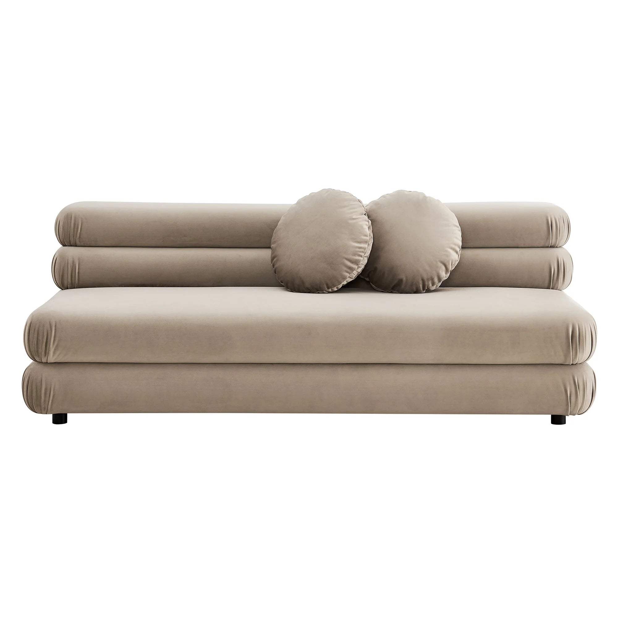 Jubilee Modular Performance Velvet Armless Loveseat