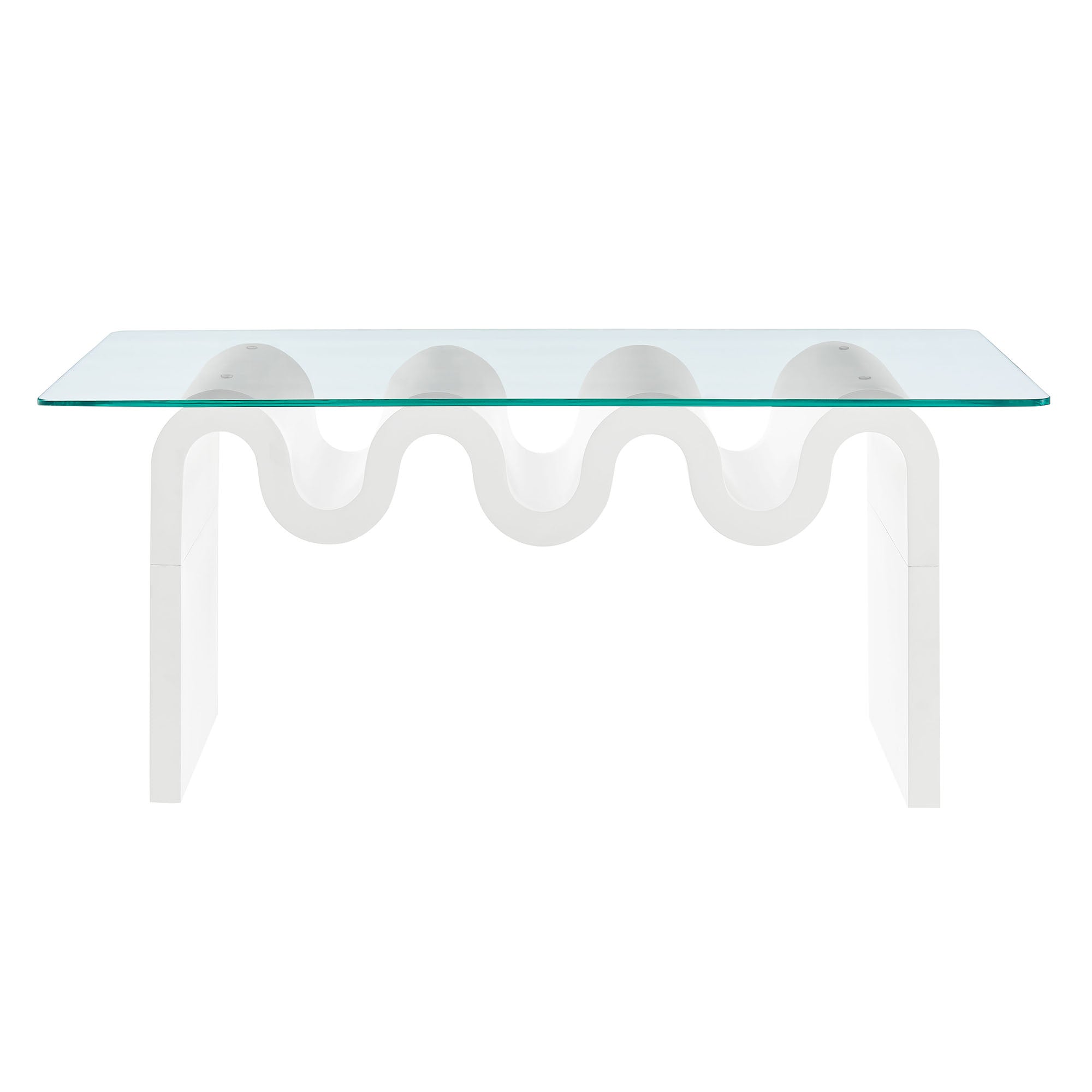 Ondine Glass Top Coffee Table