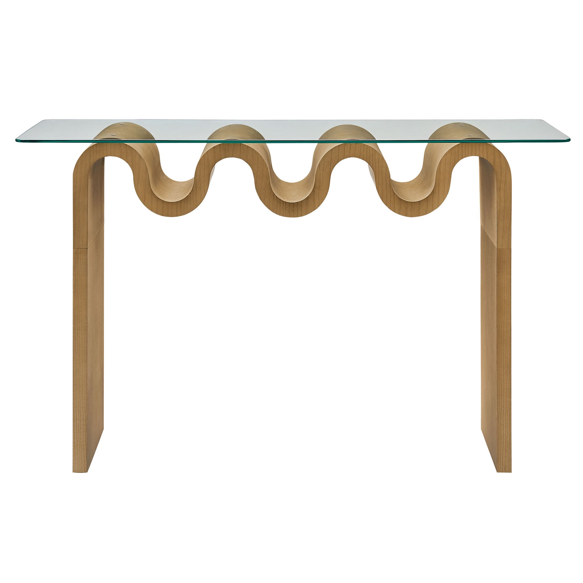 Ondine Glass Top 50" Console Table