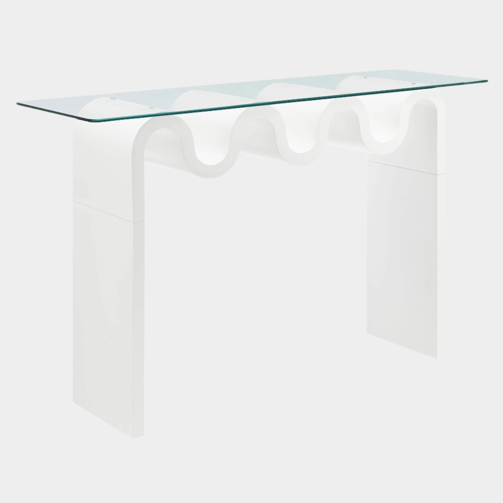 Ondine Glass Top 50" Console Table