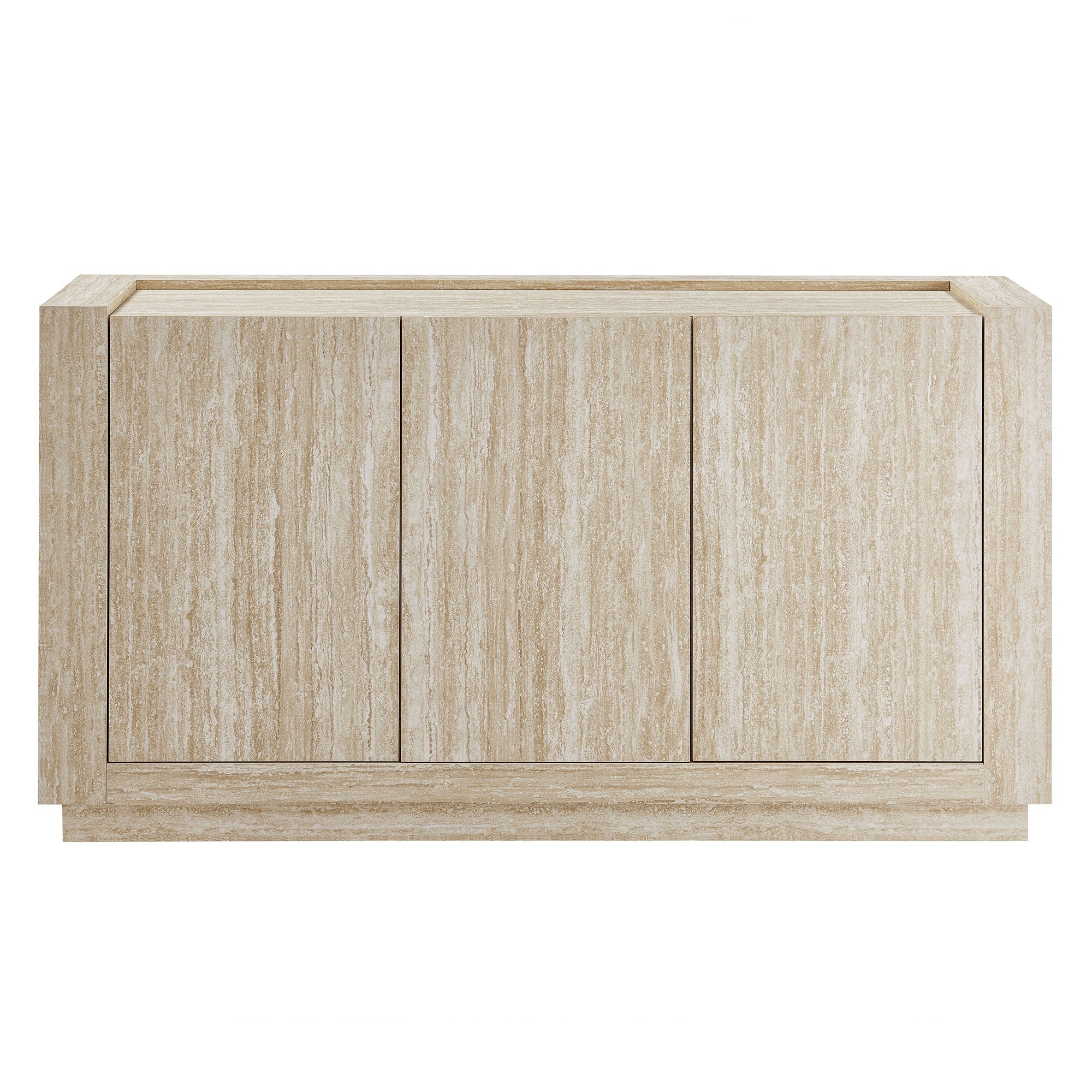 Hollis 59" Travertine Sideboard in Travertine