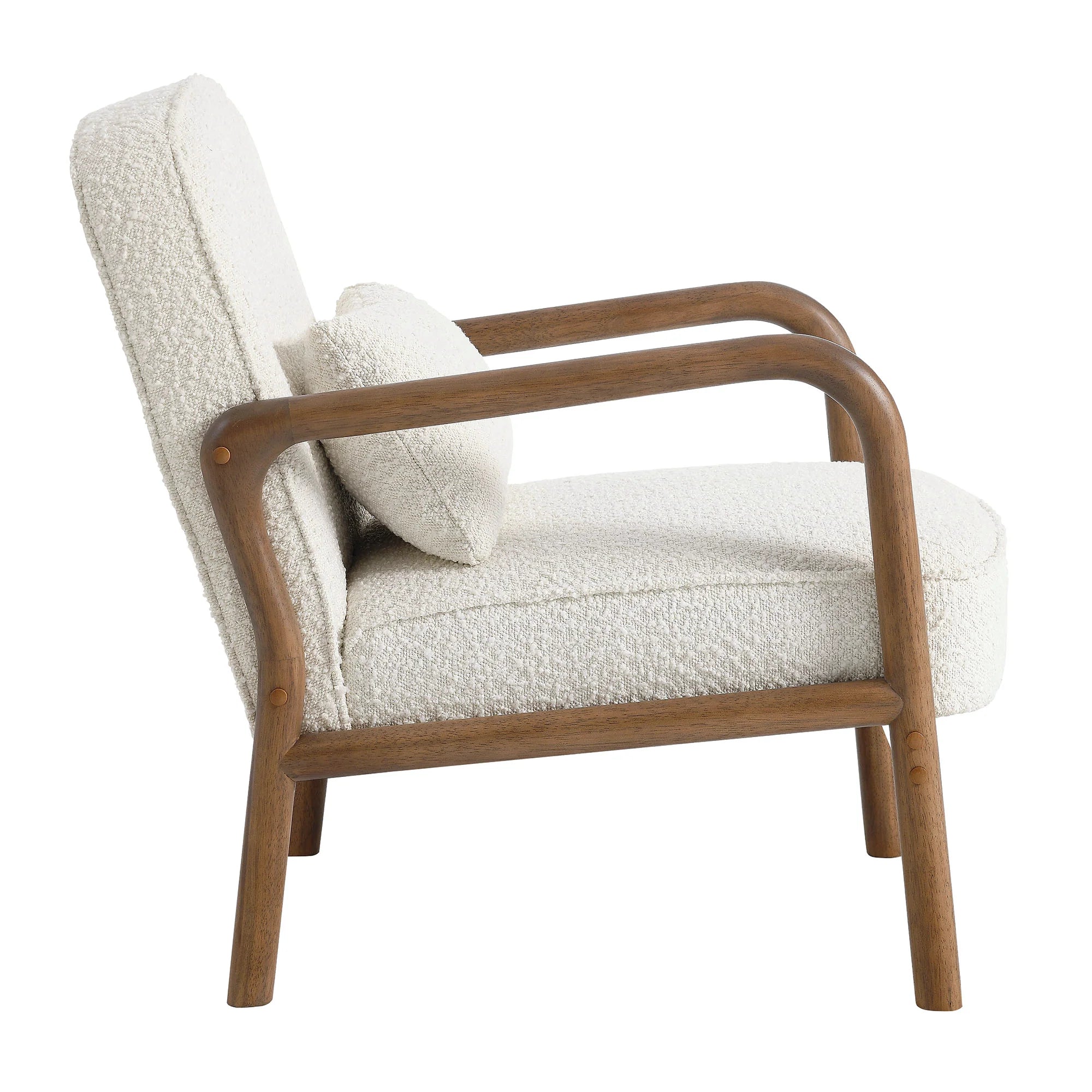 Charlie Boucle Upholstered Armchair