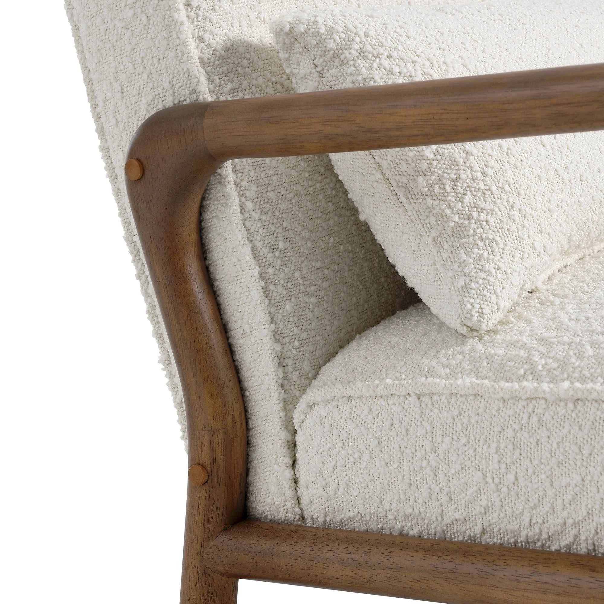 Charlie Boucle Upholstered Armchair