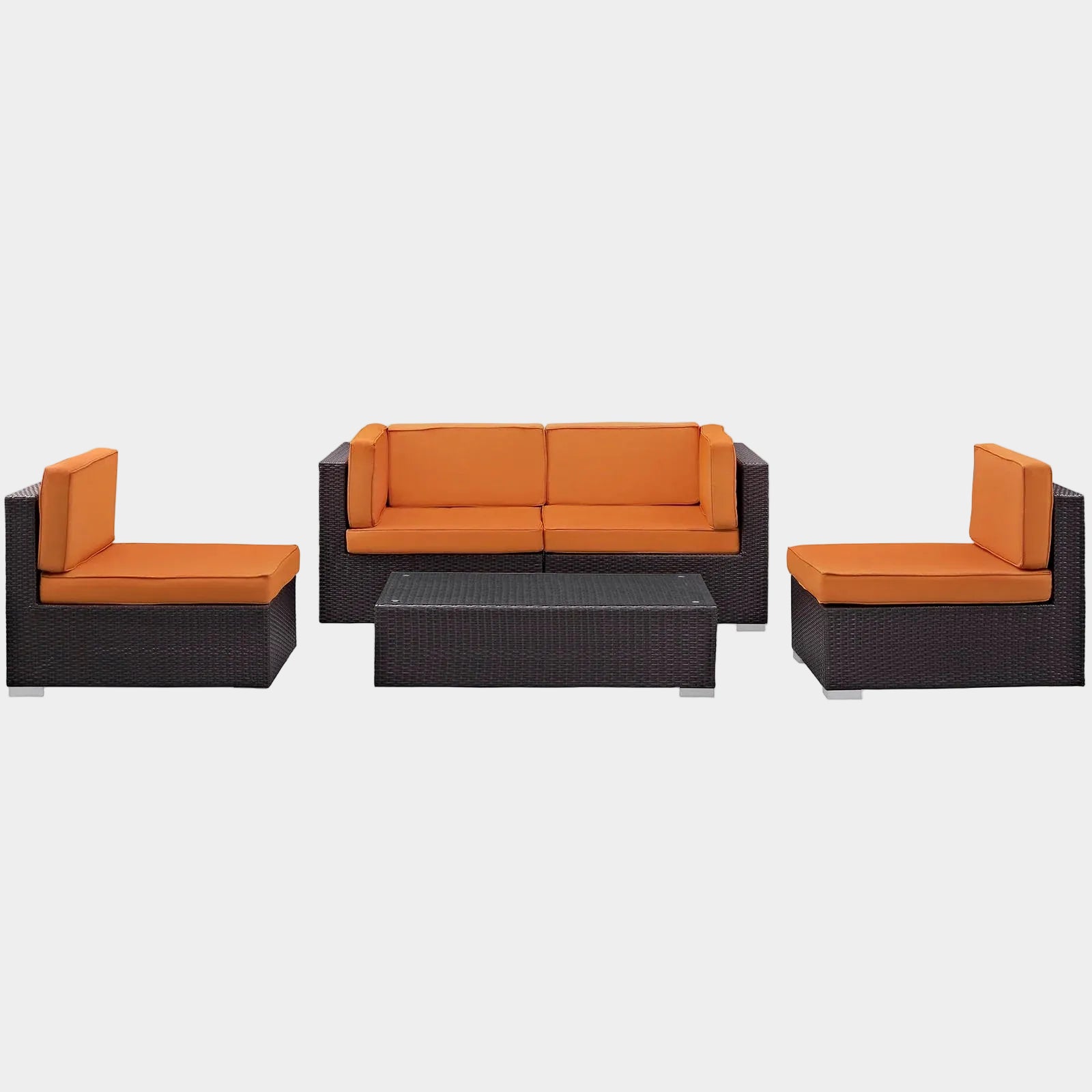 Camfora 5 Piece Outdoor Patio Sectional Set