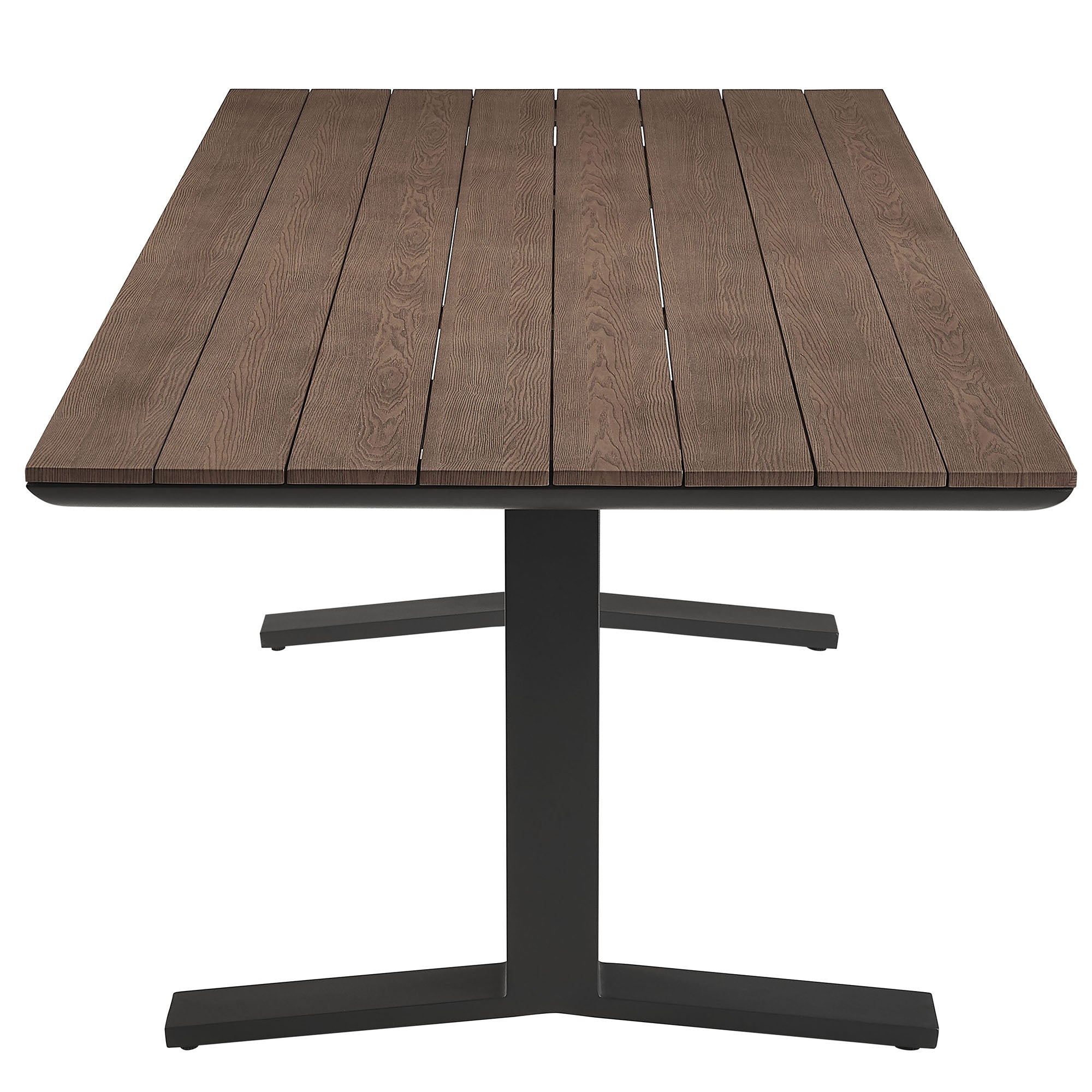 Gavelston 91" Outdoor Patio Aluminum Dining Table