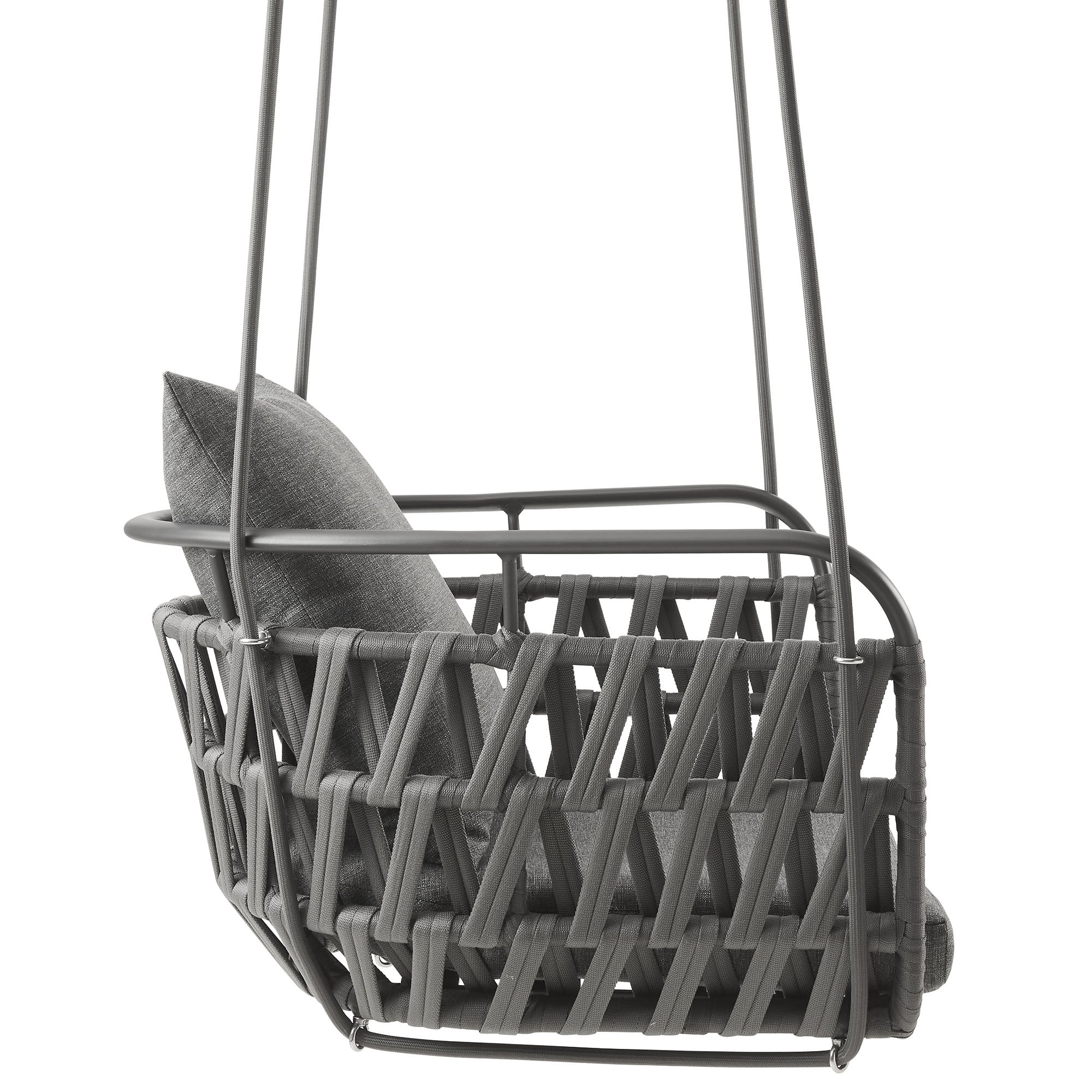 Kaliah Outdoor Patio Aluminum Swing Chair