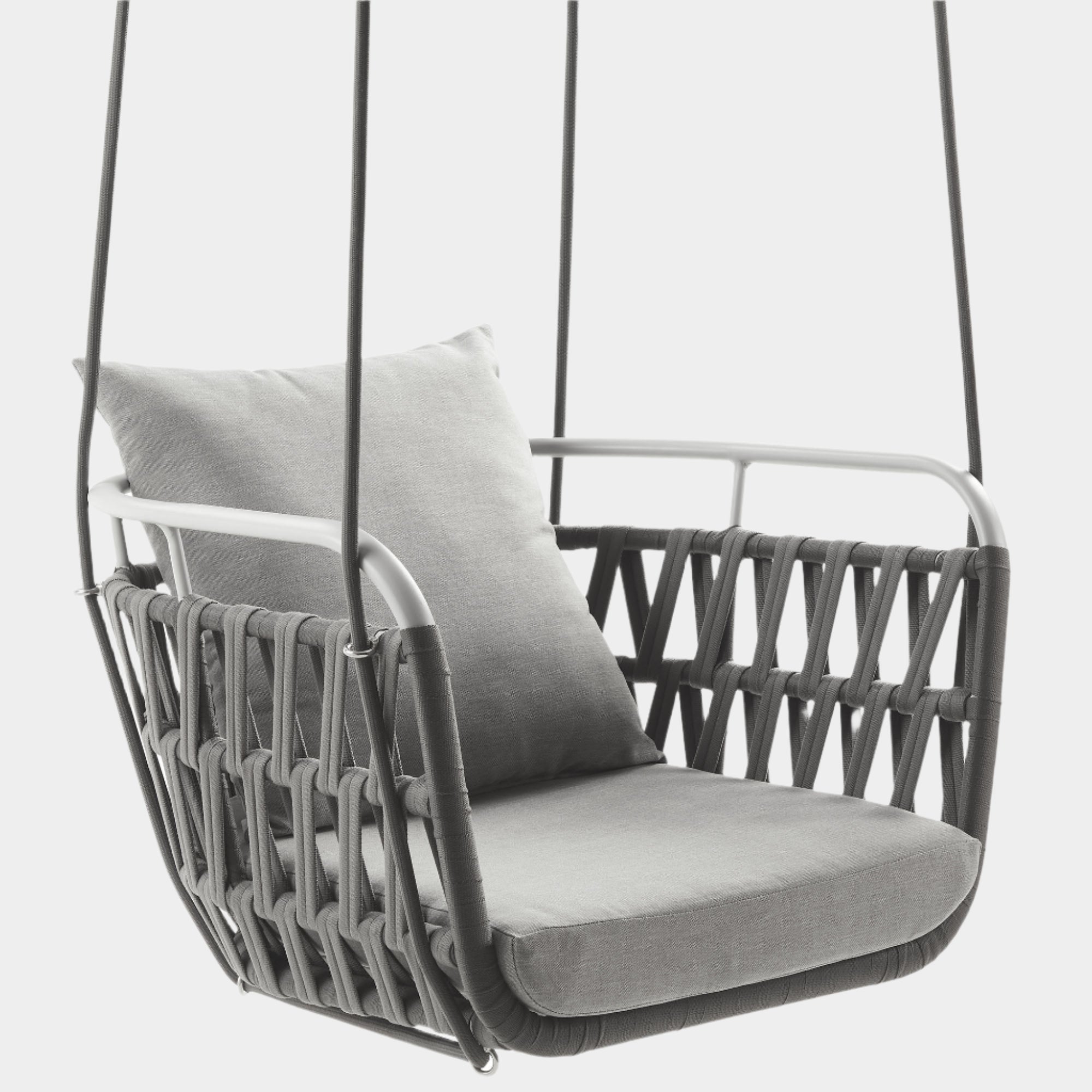 Kaliah Outdoor Patio Aluminum Swing Chair