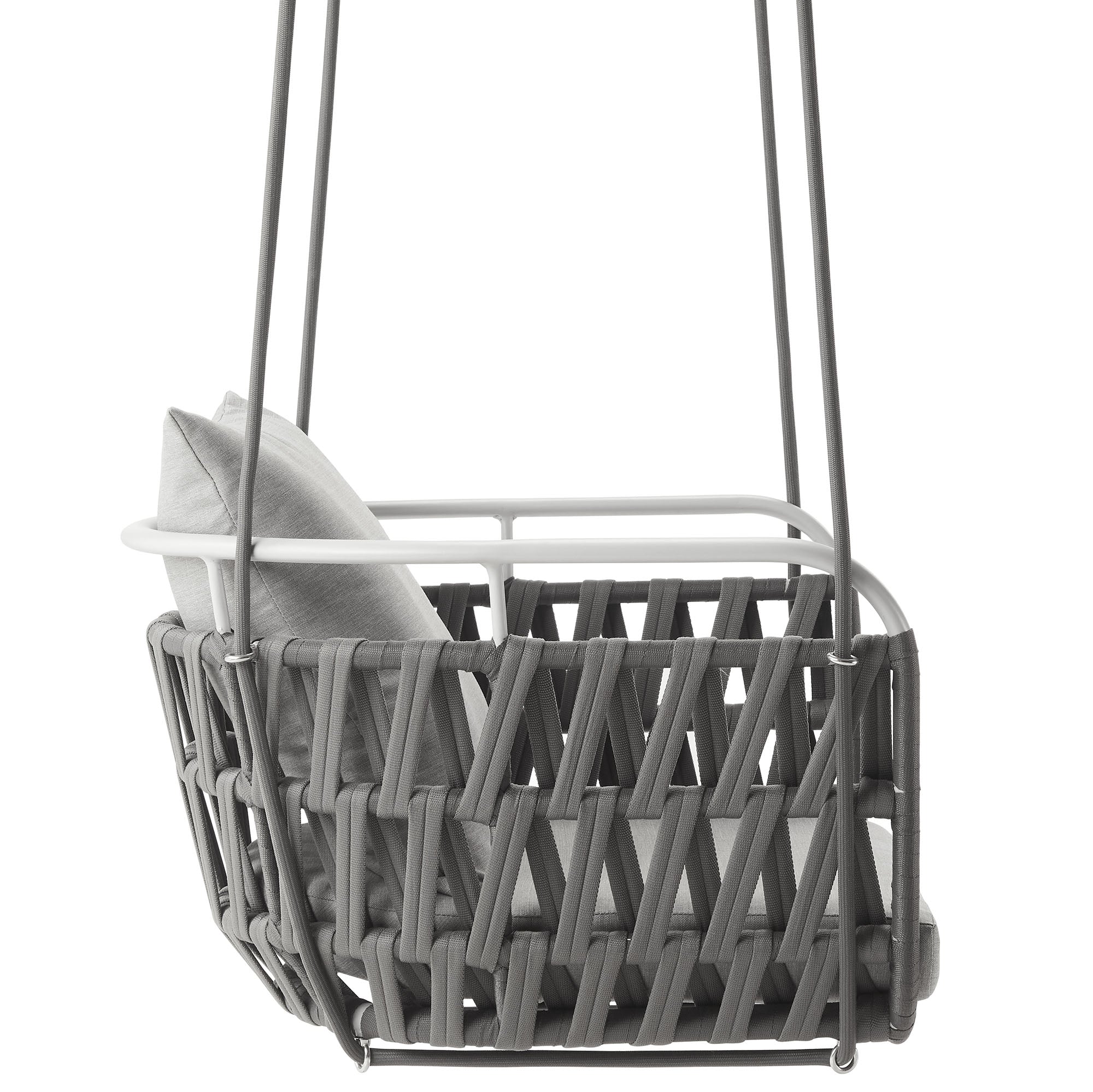 Kaliah Outdoor Patio Aluminum Swing Chair