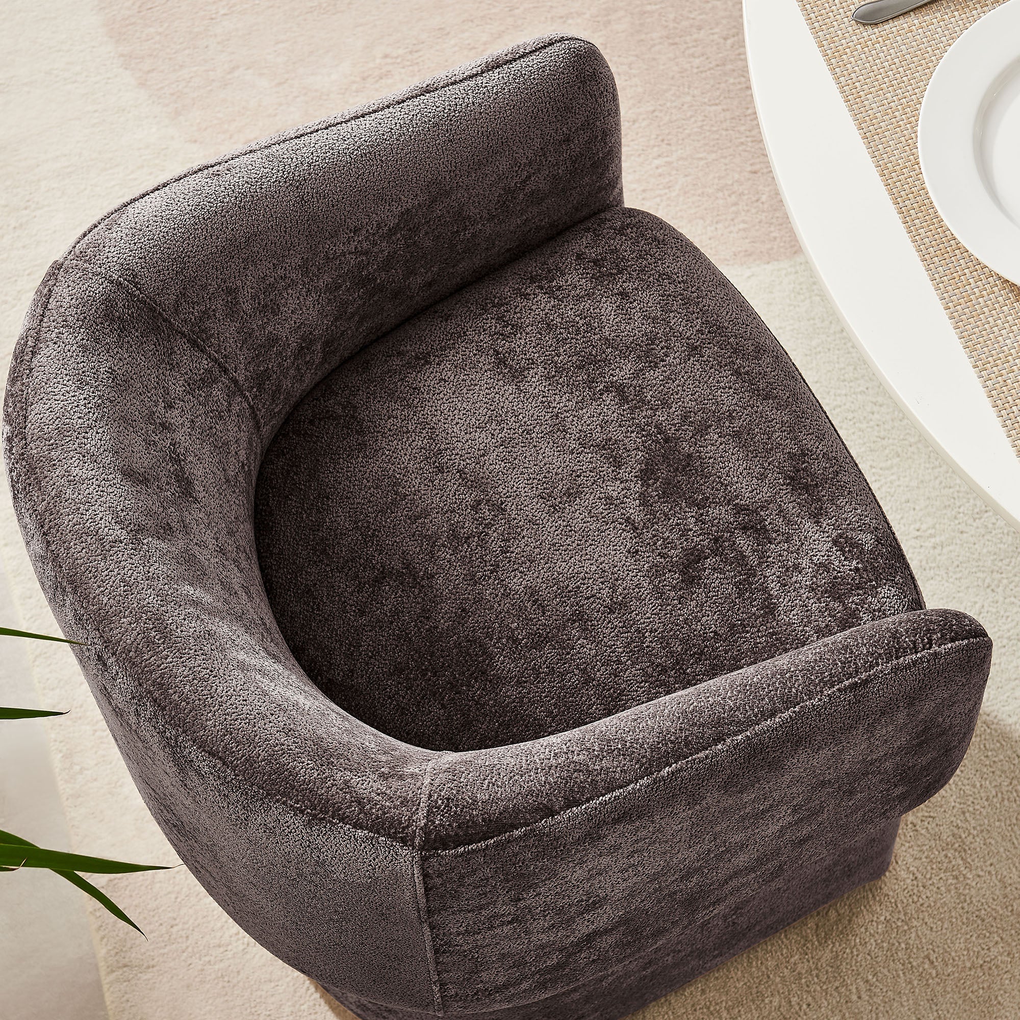 Verity Chenille Dining Armchair