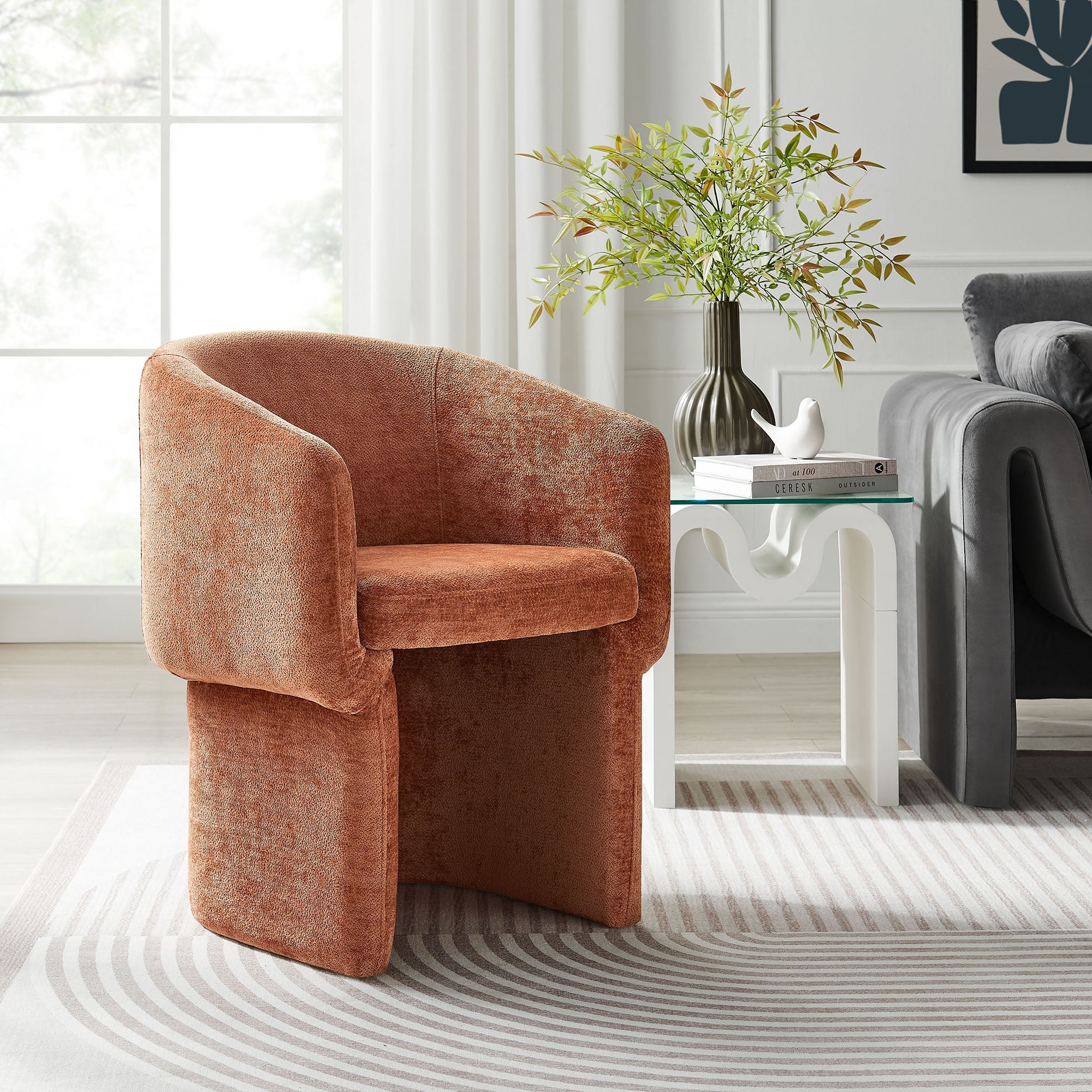 Verity Chenille Dining Armchair