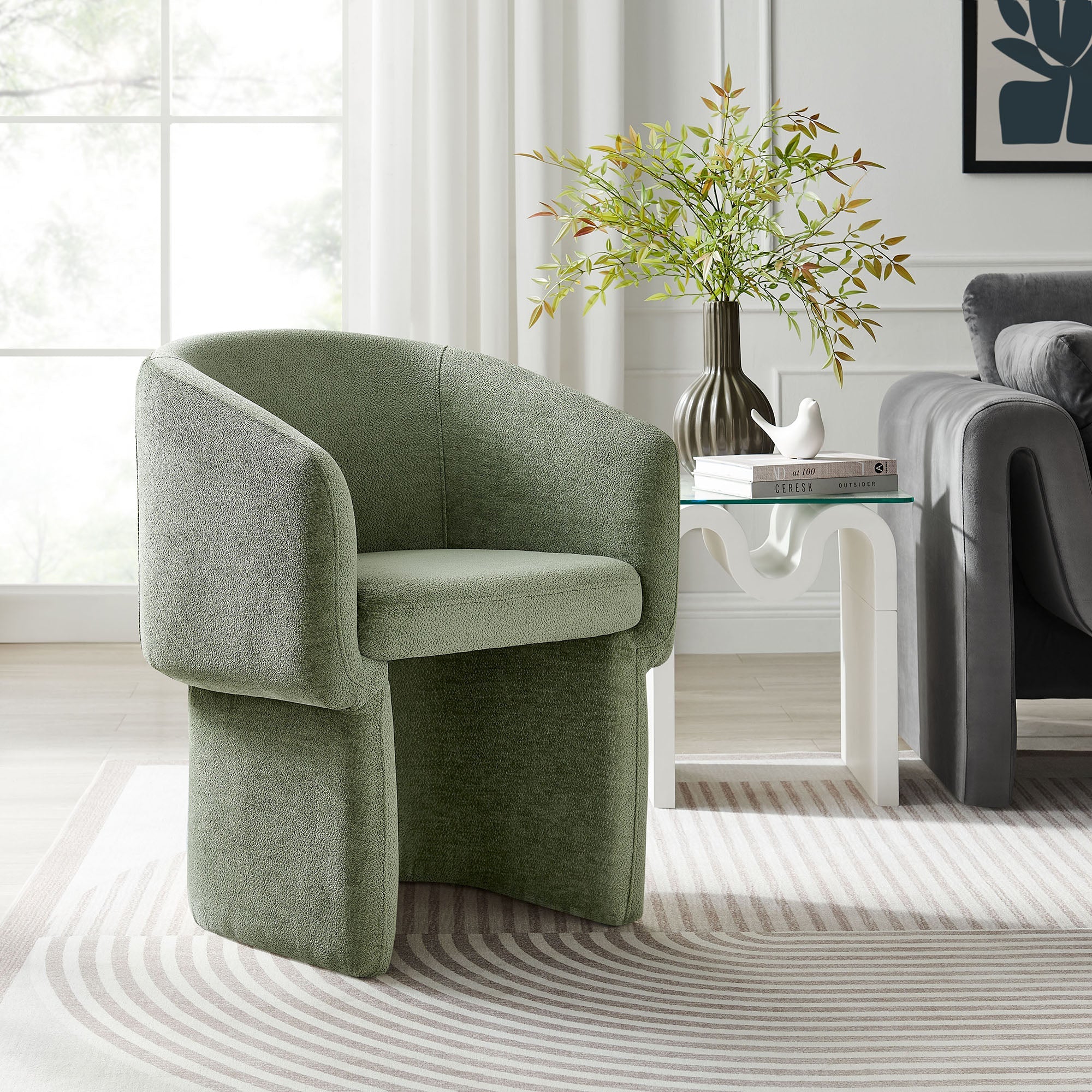 Verity Chenille Dining Armchair