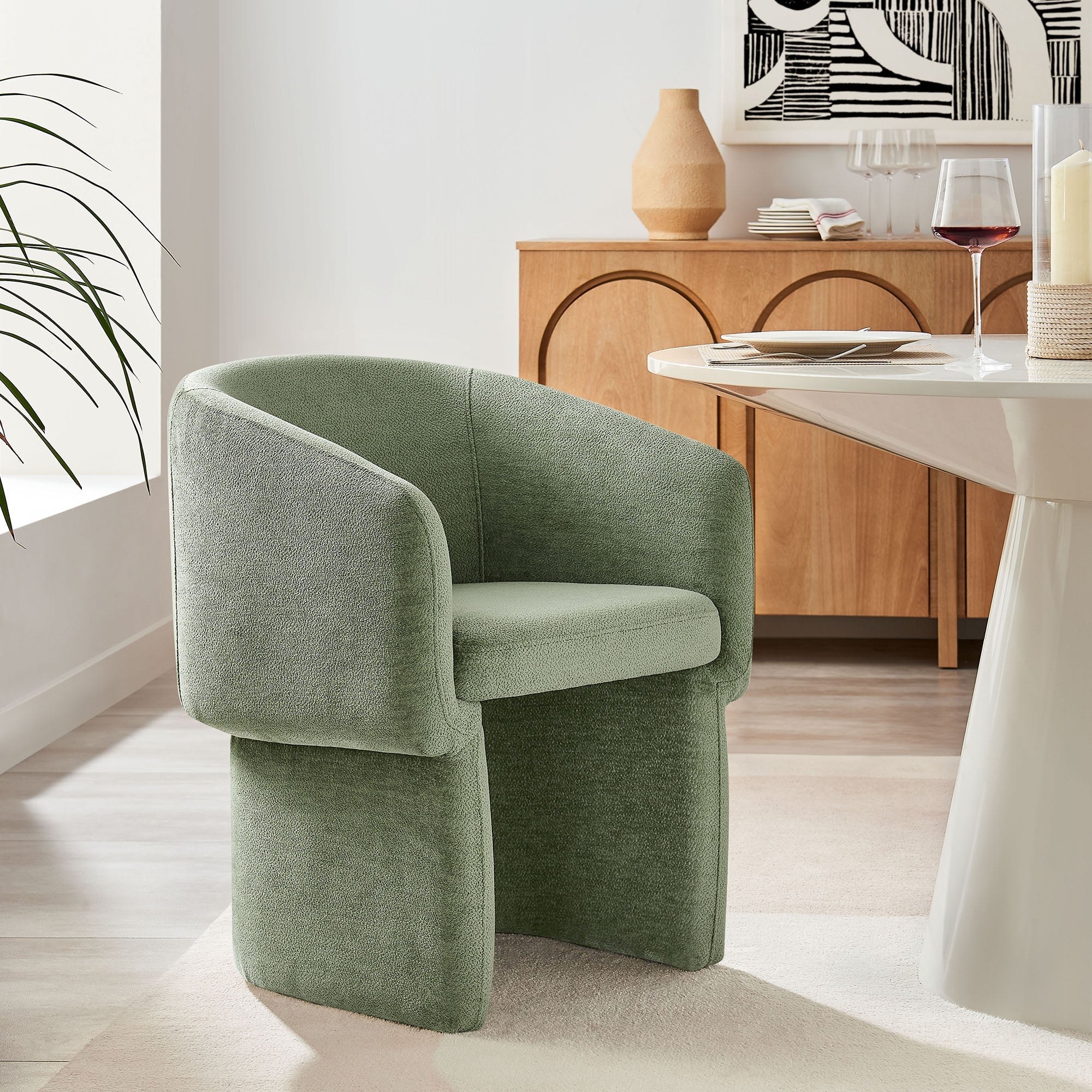 Verity Chenille Dining Armchair