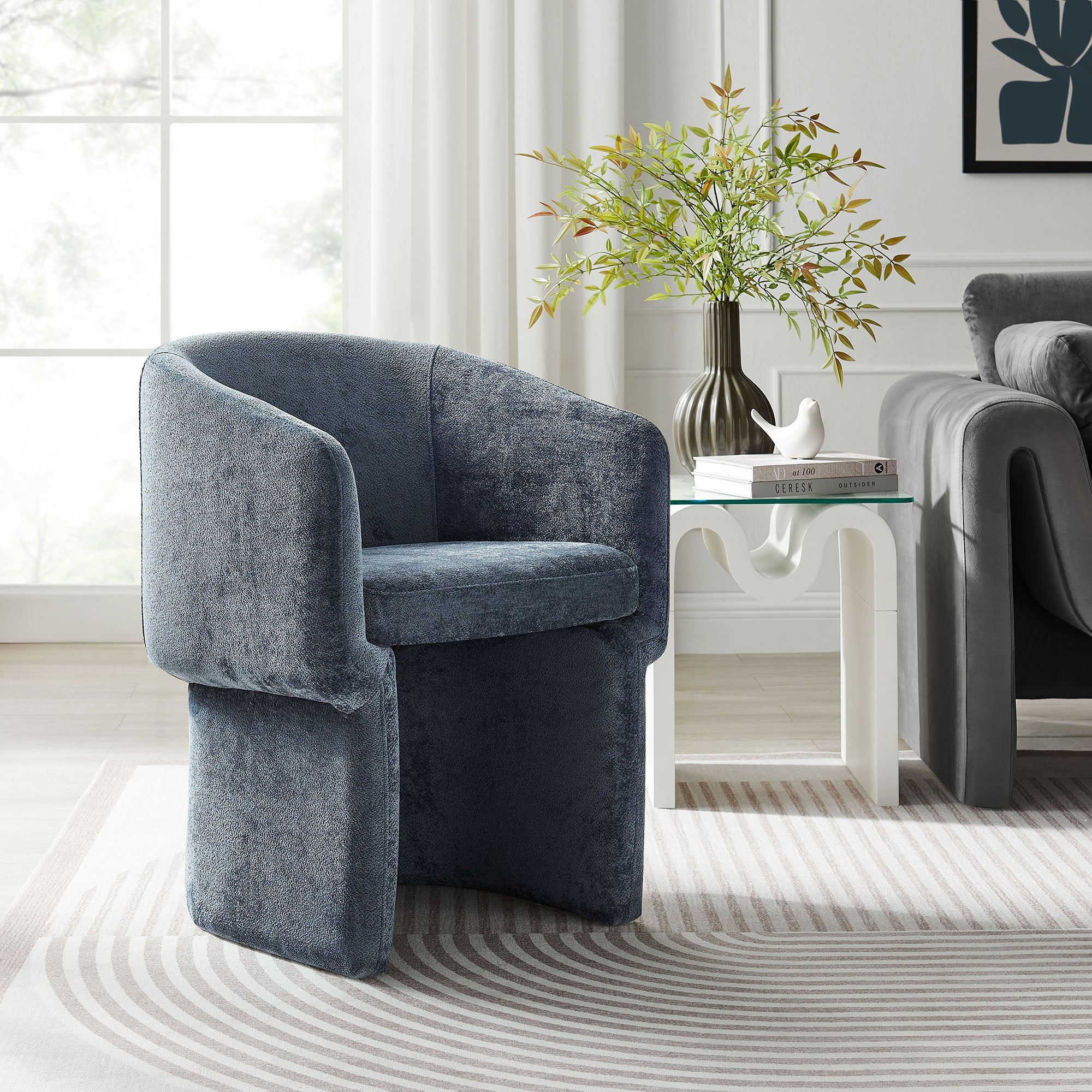 Verity Chenille Dining Armchair