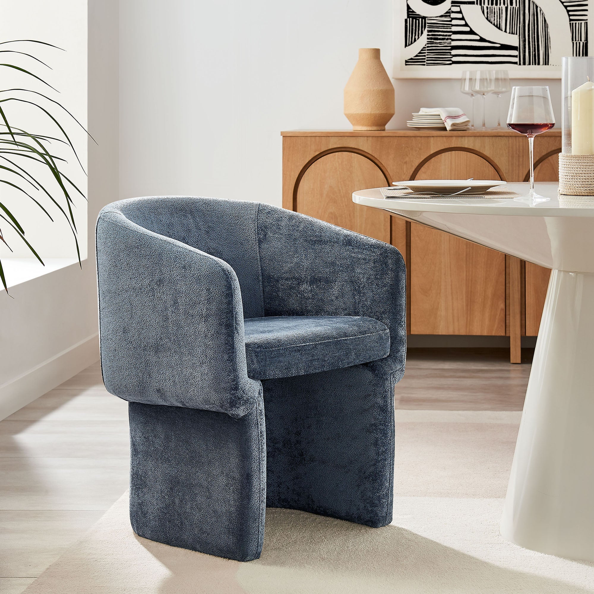 Verity Chenille Dining Armchair