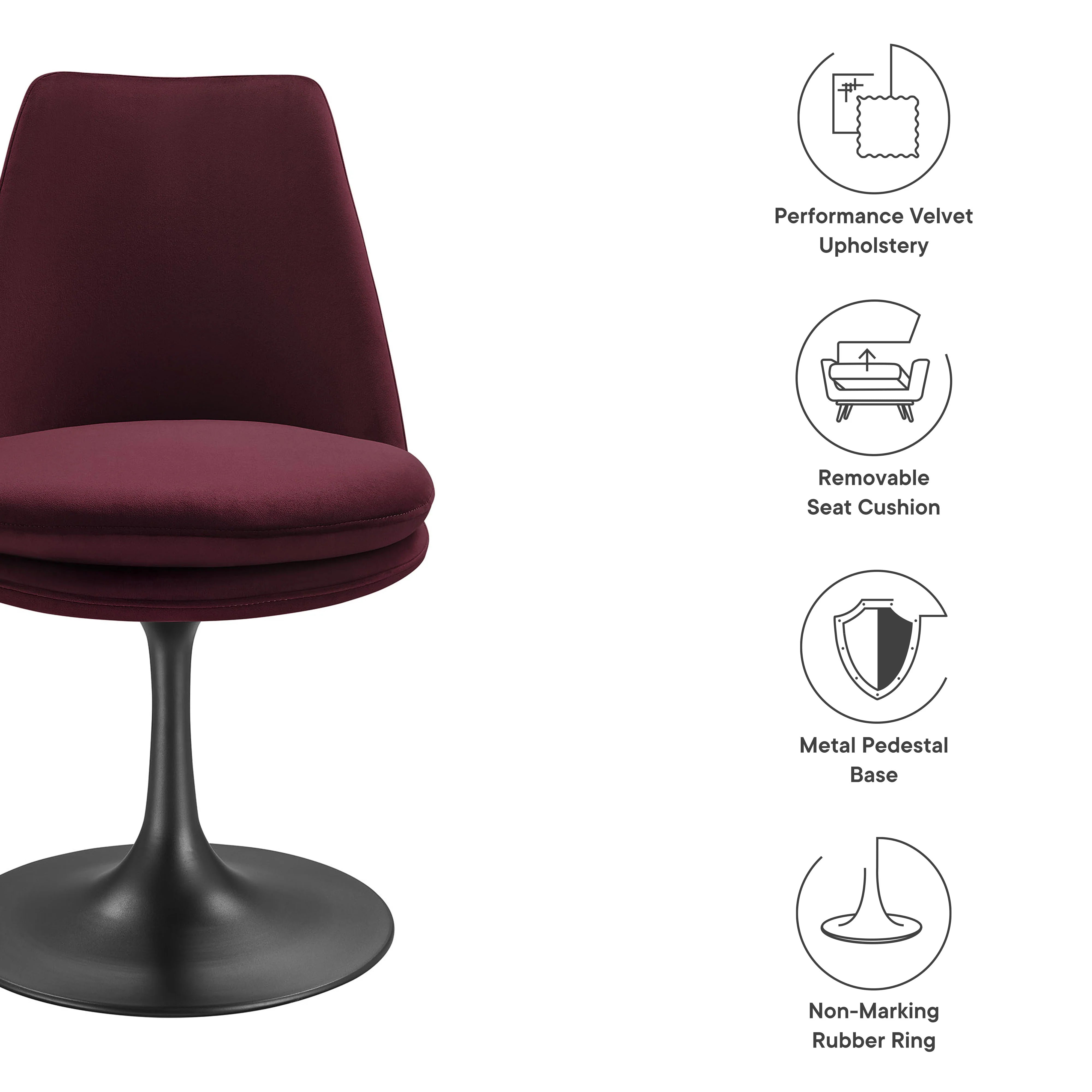 Lippa Swivel Dining Chair