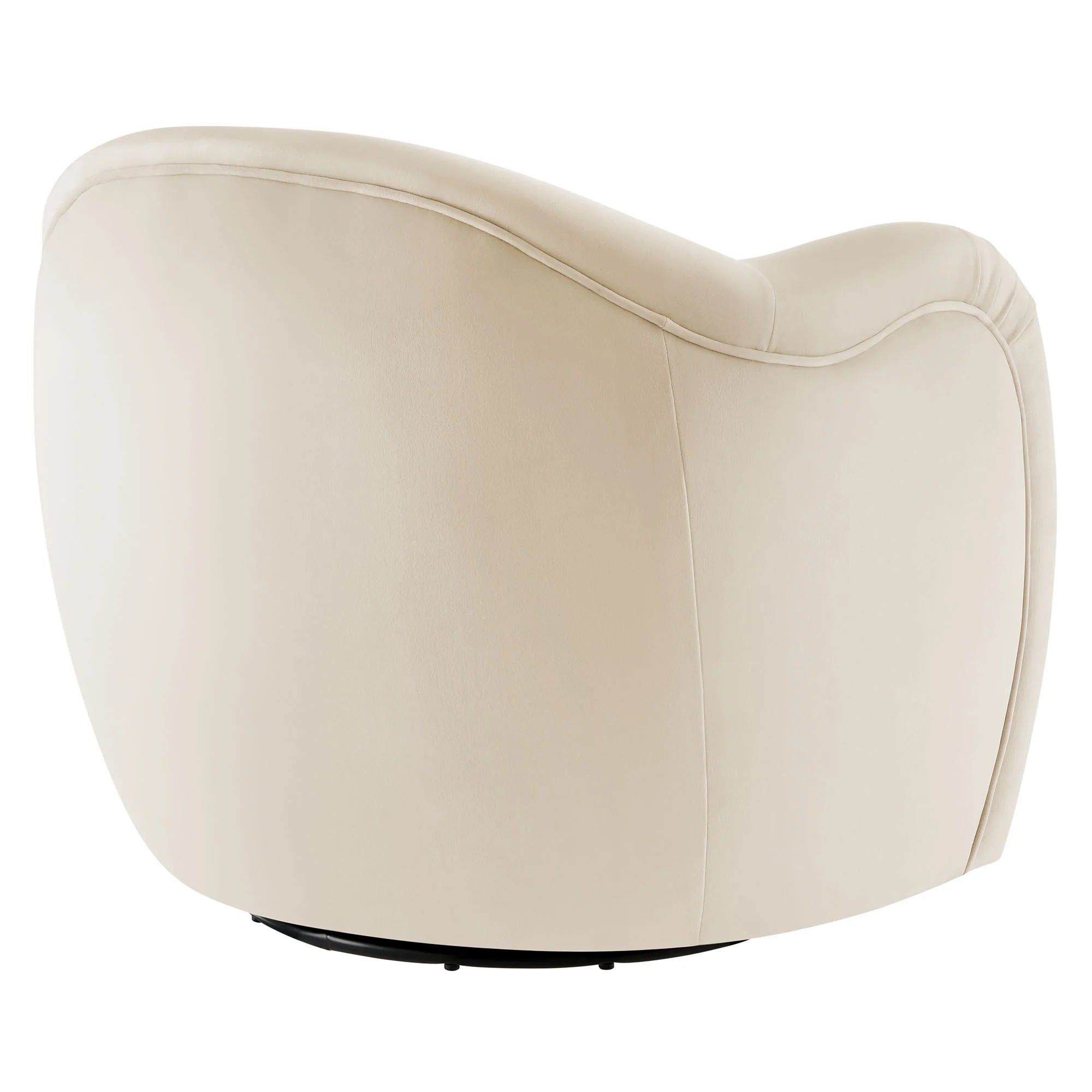 Compose Performance Velvet Swivel Armchair