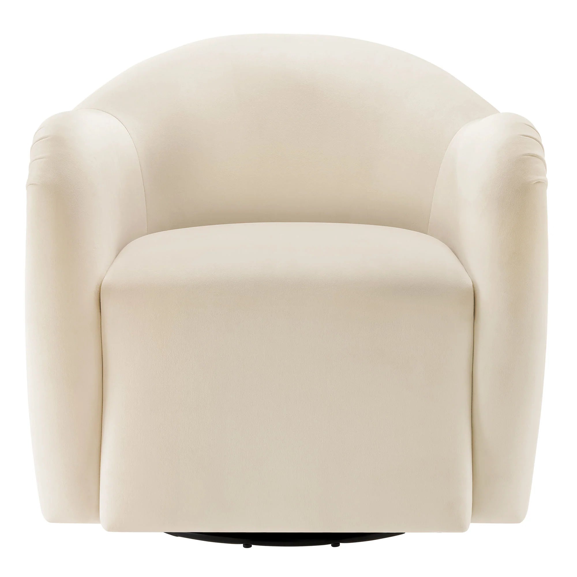 Compose Performance Velvet Swivel Armchair