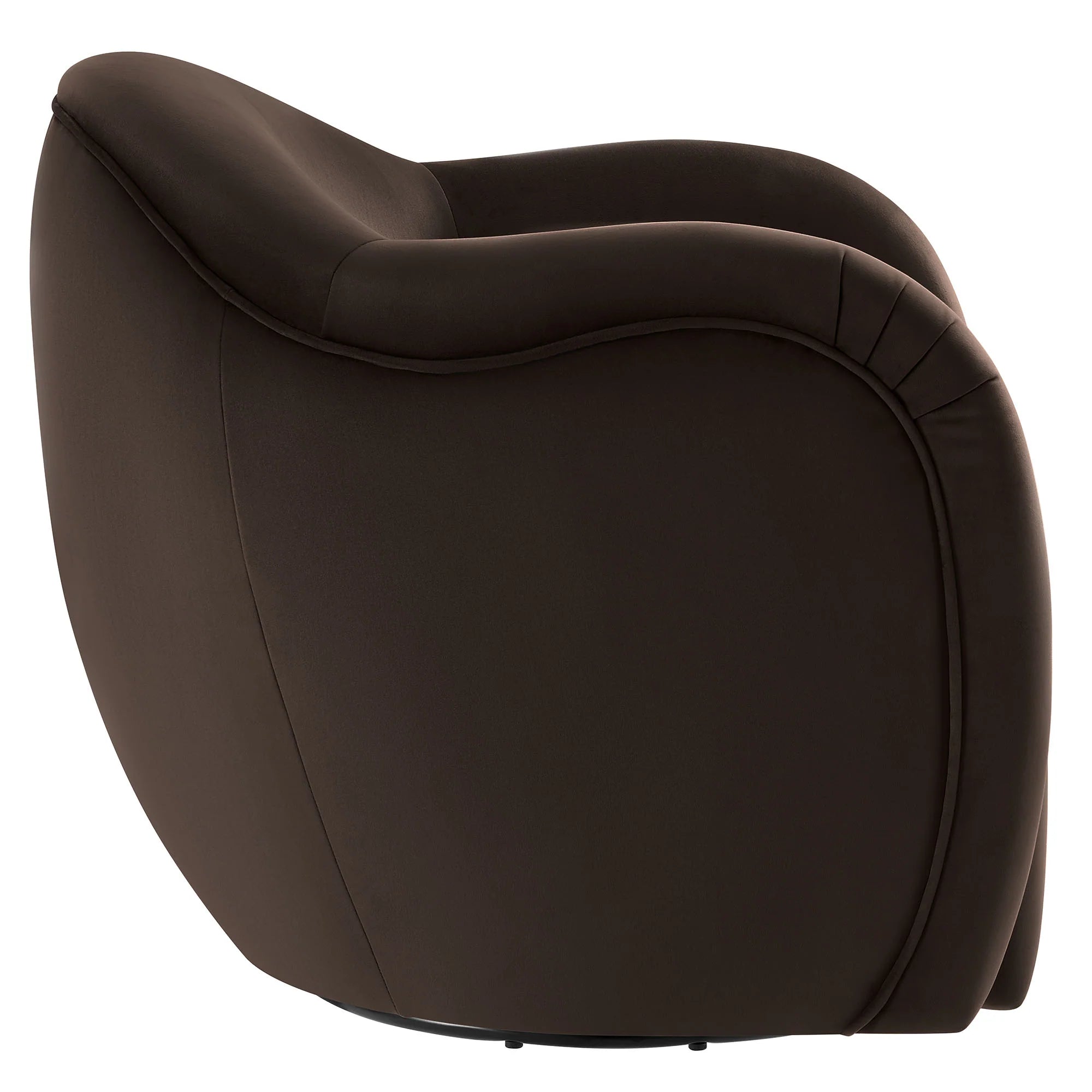 Compose Performance Velvet Swivel Armchair