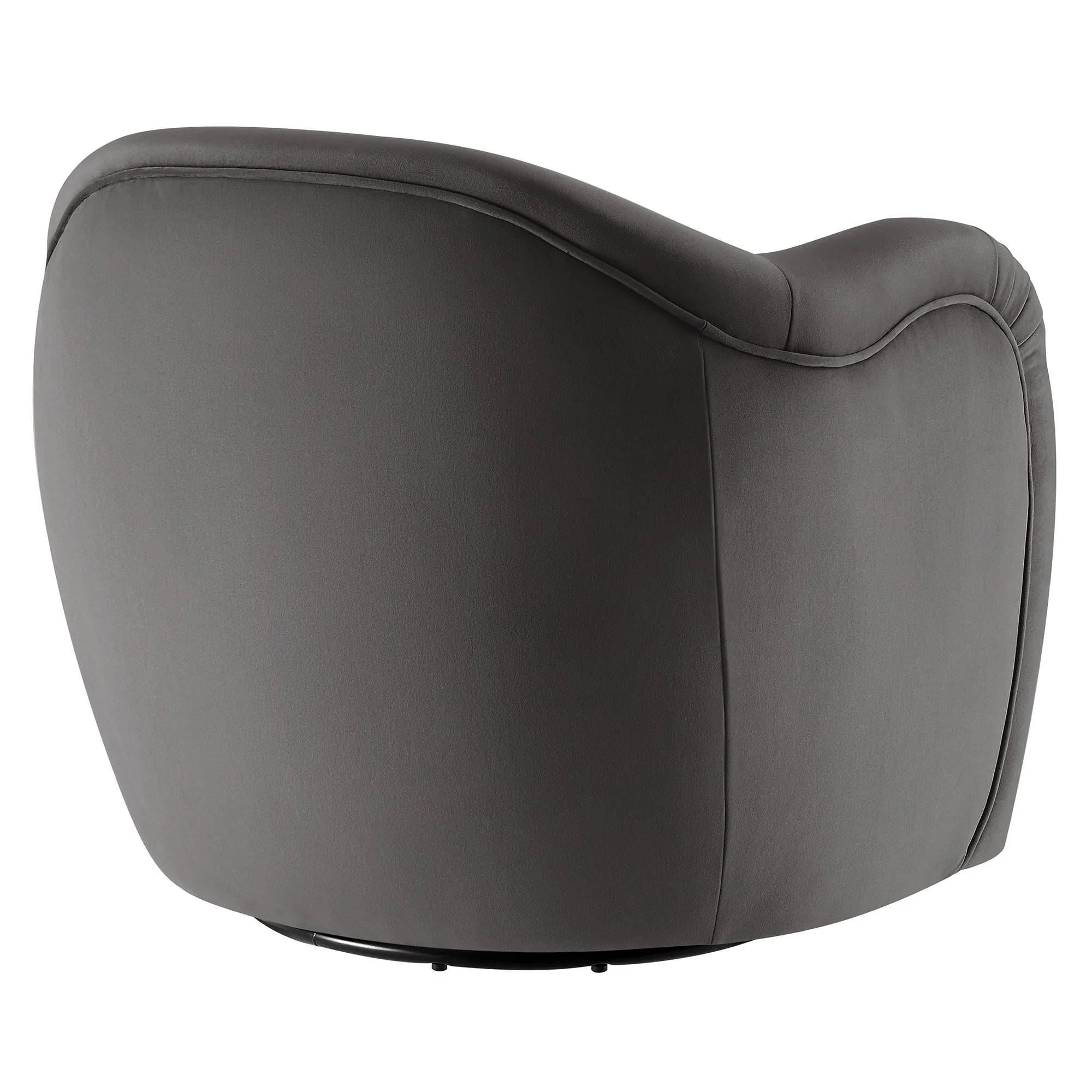 Compose Performance Velvet Swivel Armchair