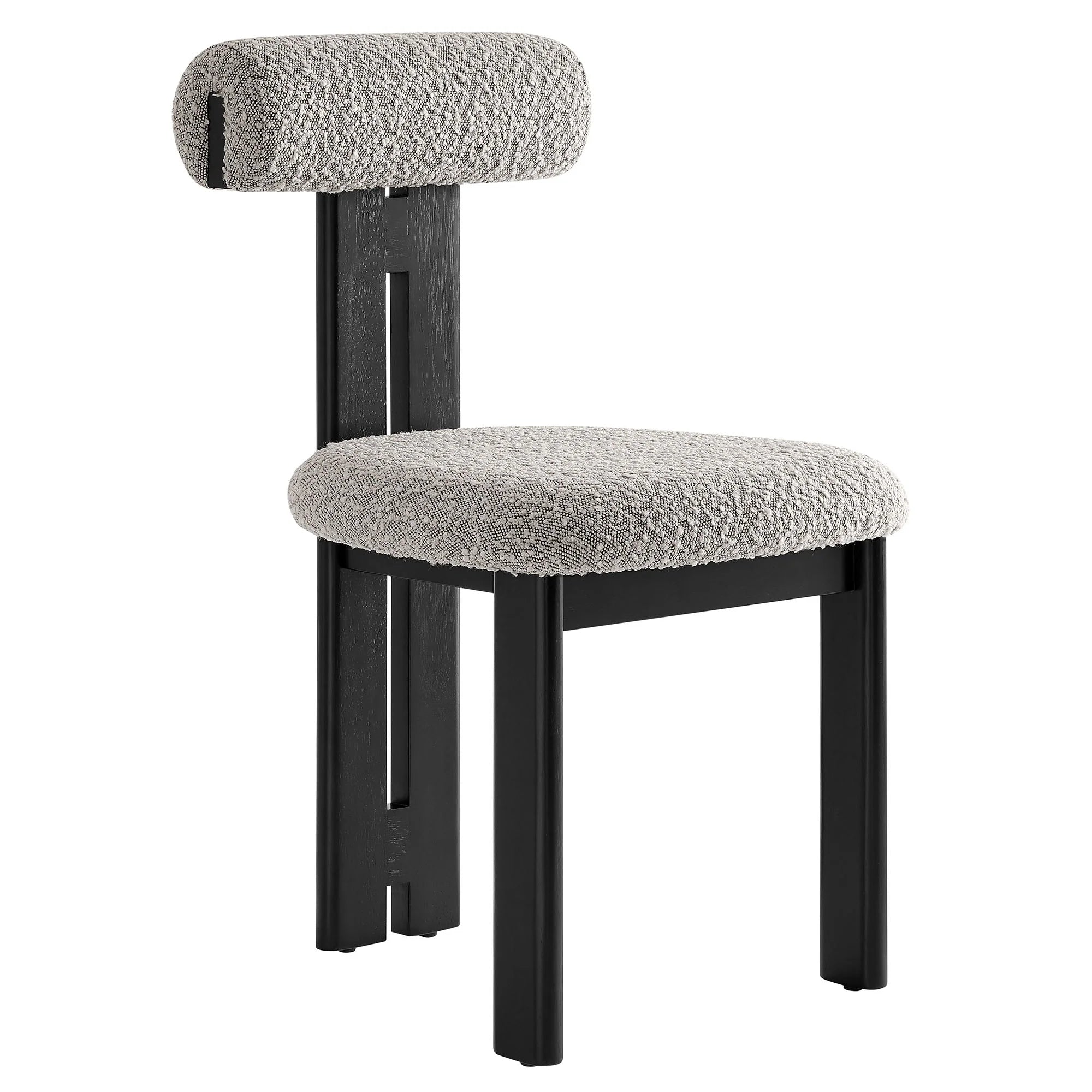 Torian Boucle Fabric Dining Chair Set of 2