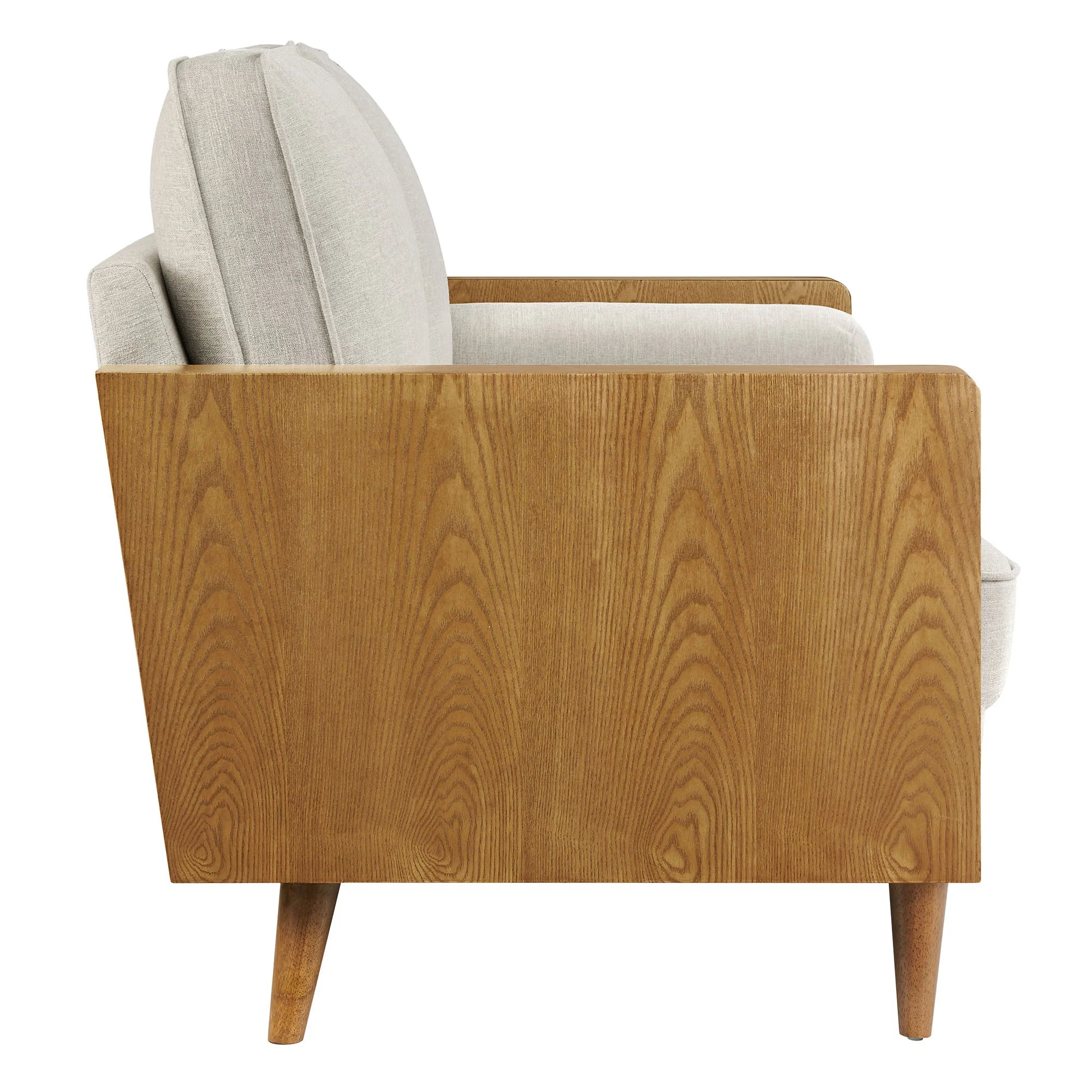 Kellan Heathered Fabric Upholstered Sofa