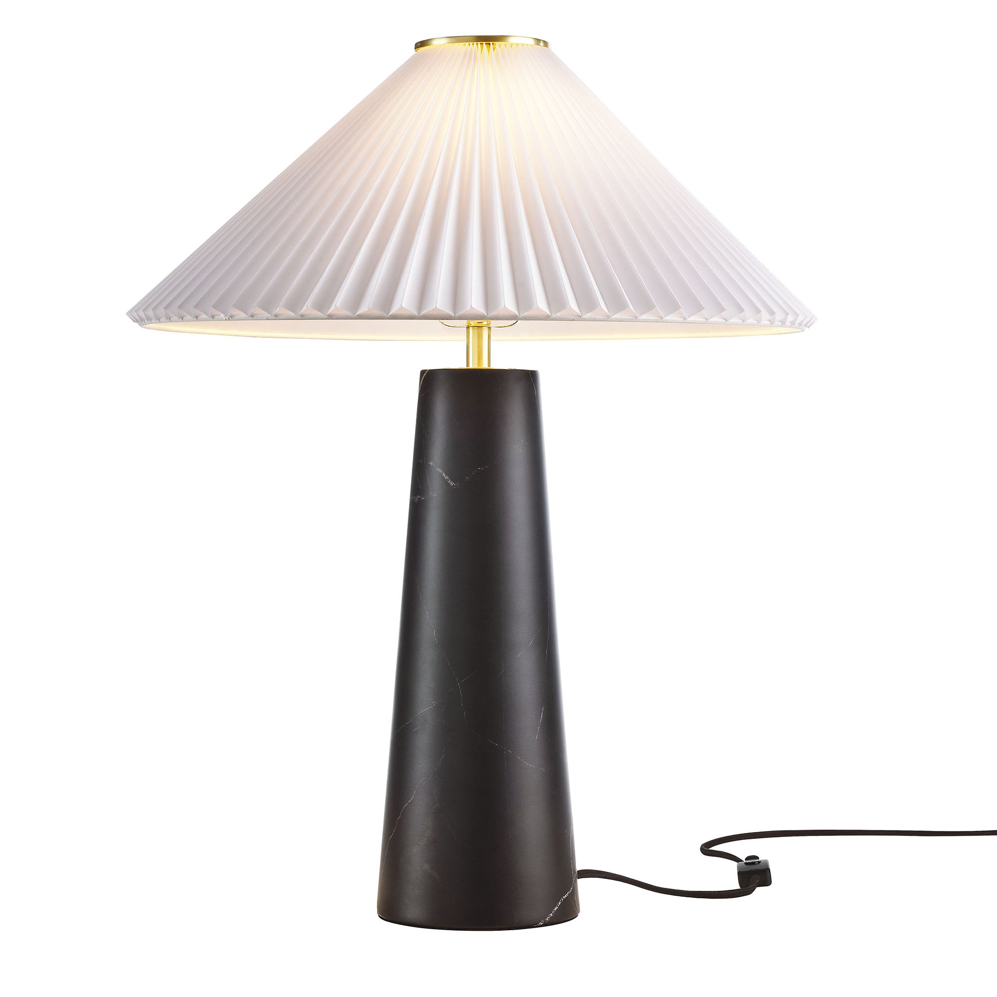 Lampe de table en marbre Nera