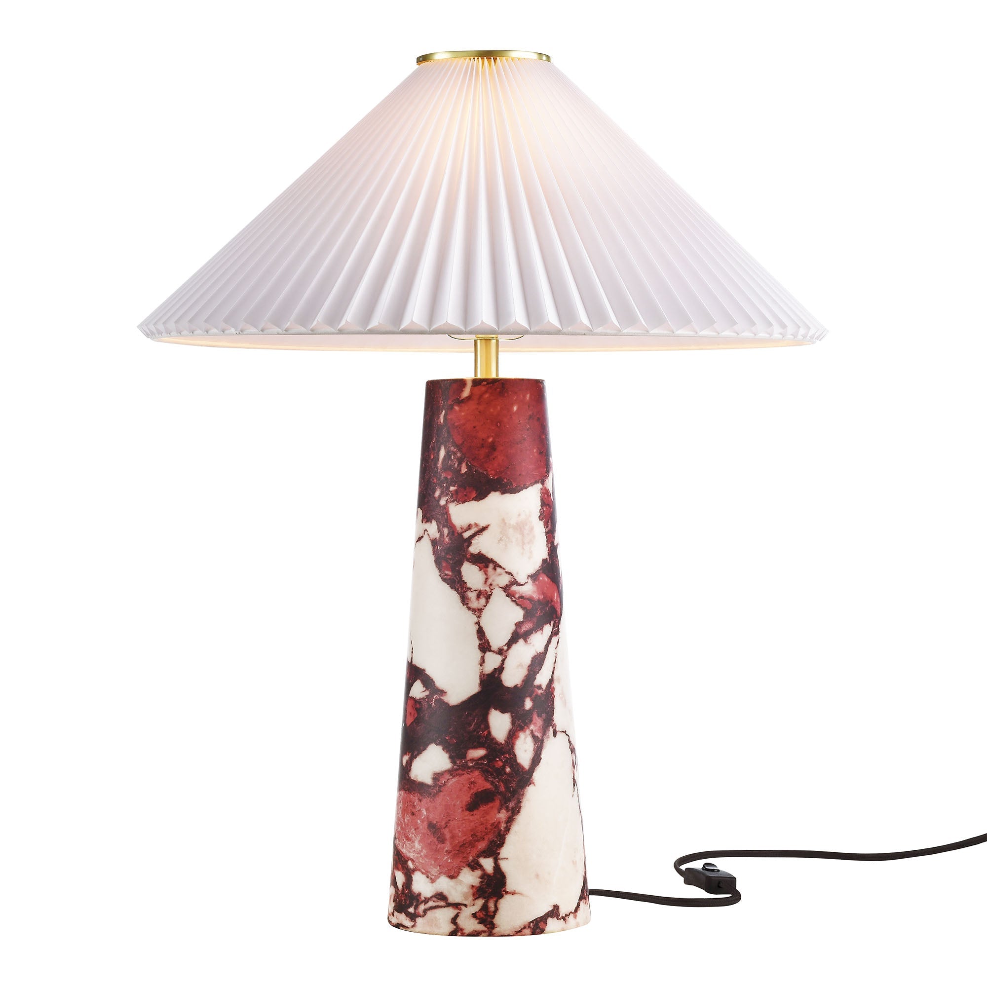 Lampe de table en marbre Nera