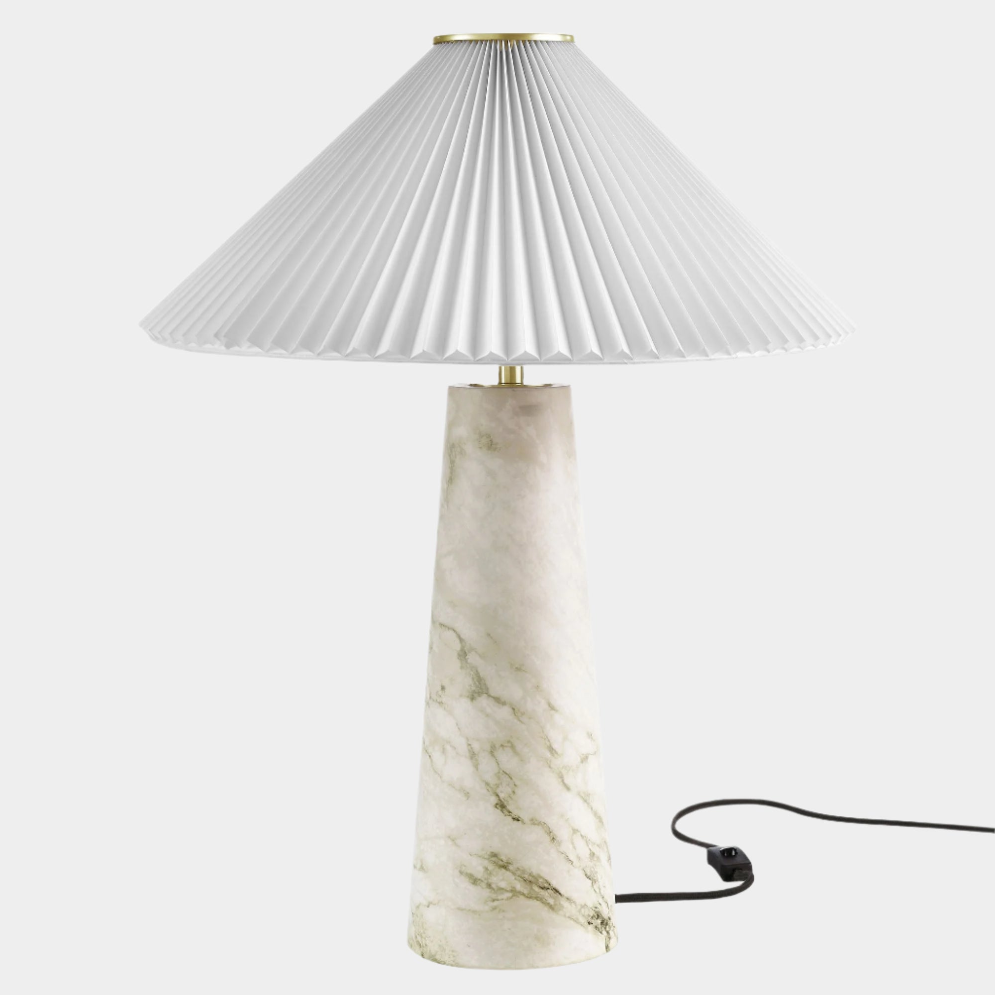 Lampe de table en marbre Nera