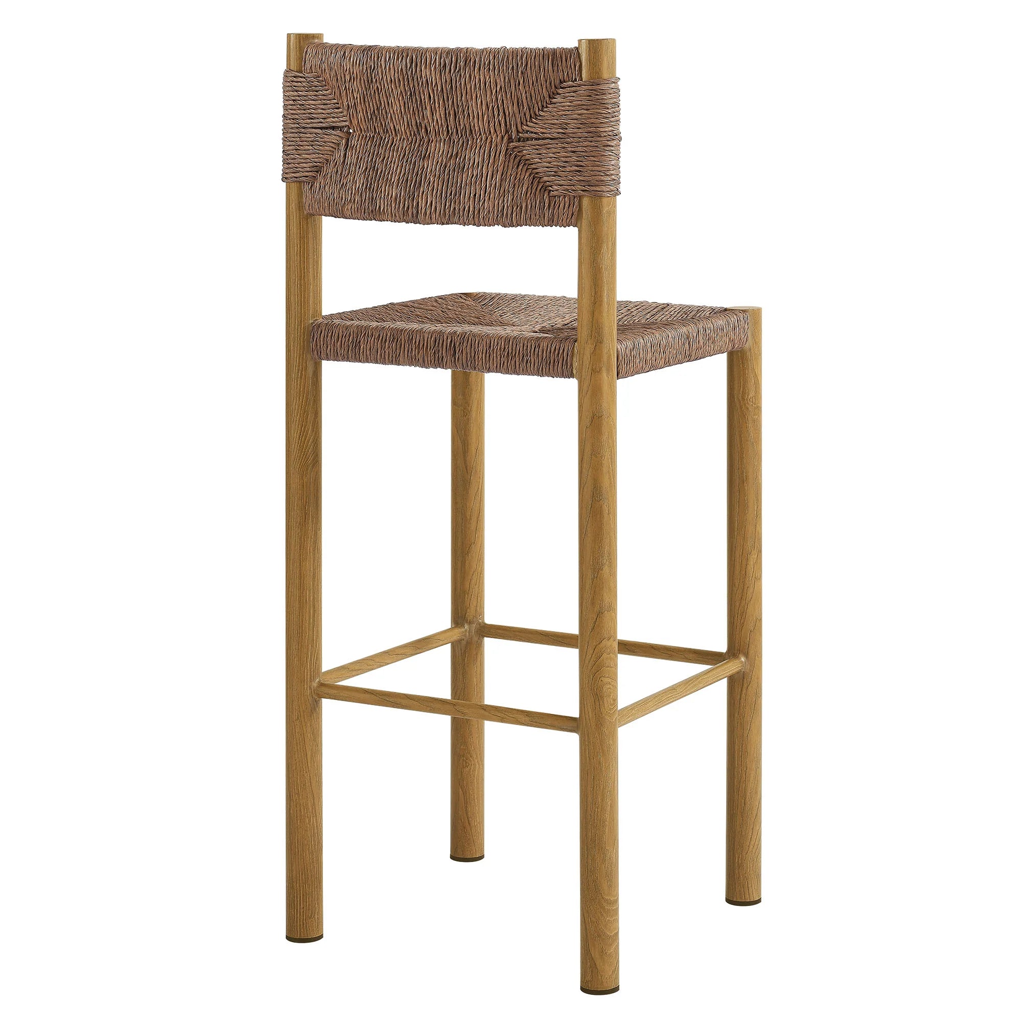 Ensemble de 2 tabourets de bar en rotin et aluminium pour patio extérieur Parkland 