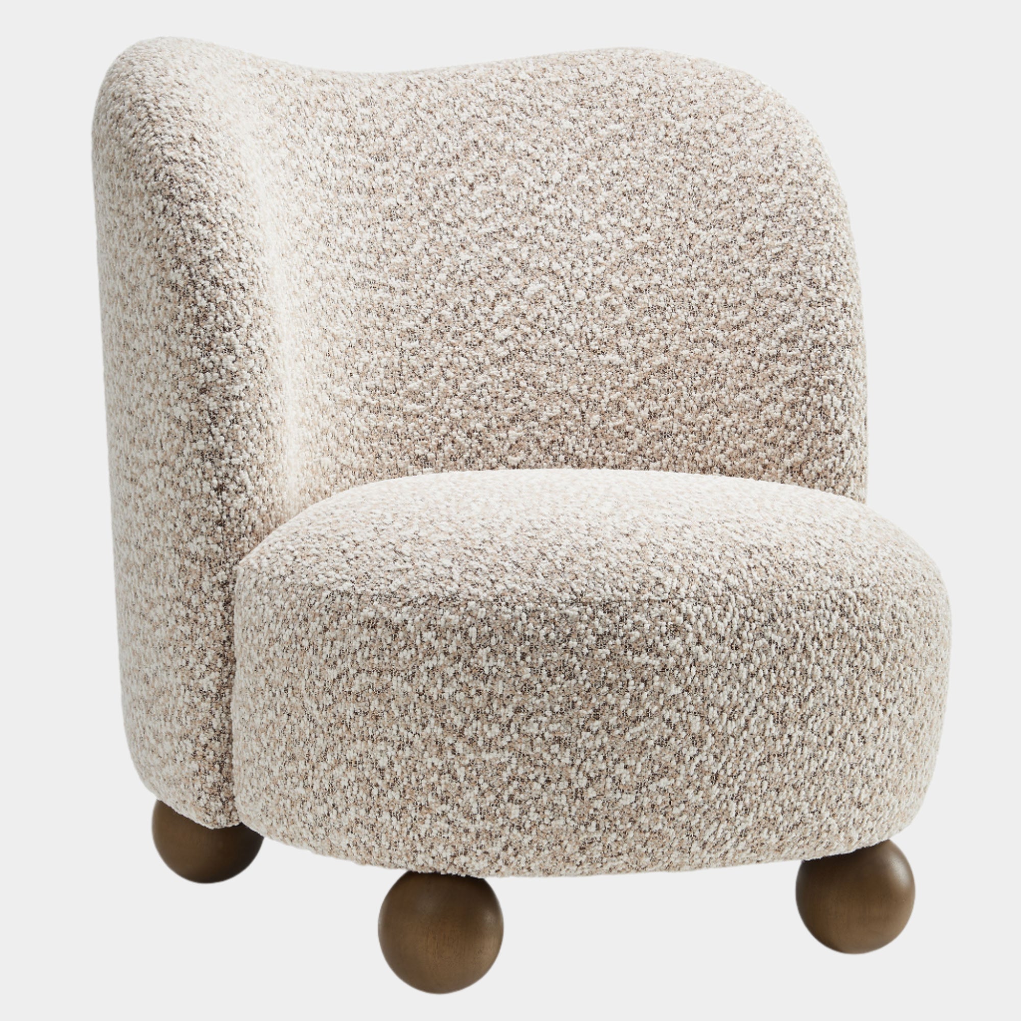 Monroe Boucle Fabric Accent Chair