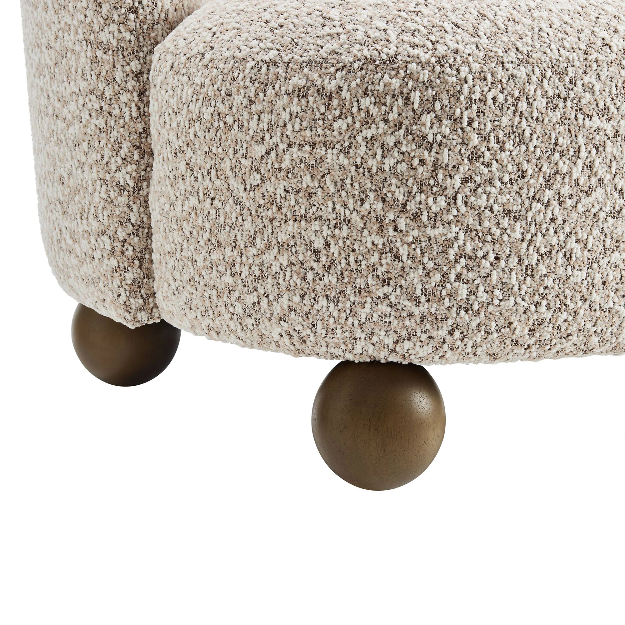 Monroe Boucle Fabric Accent Chair