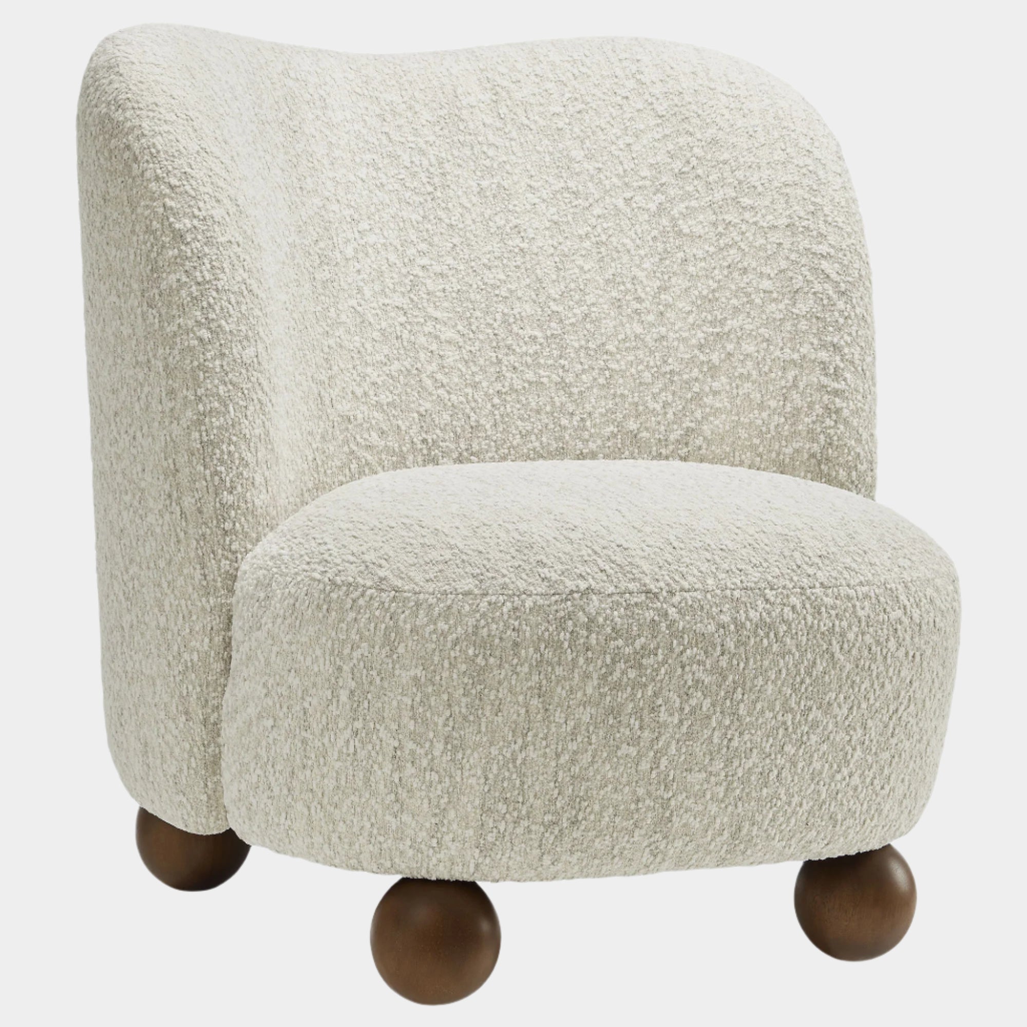 Monroe Boucle Fabric Accent Chair