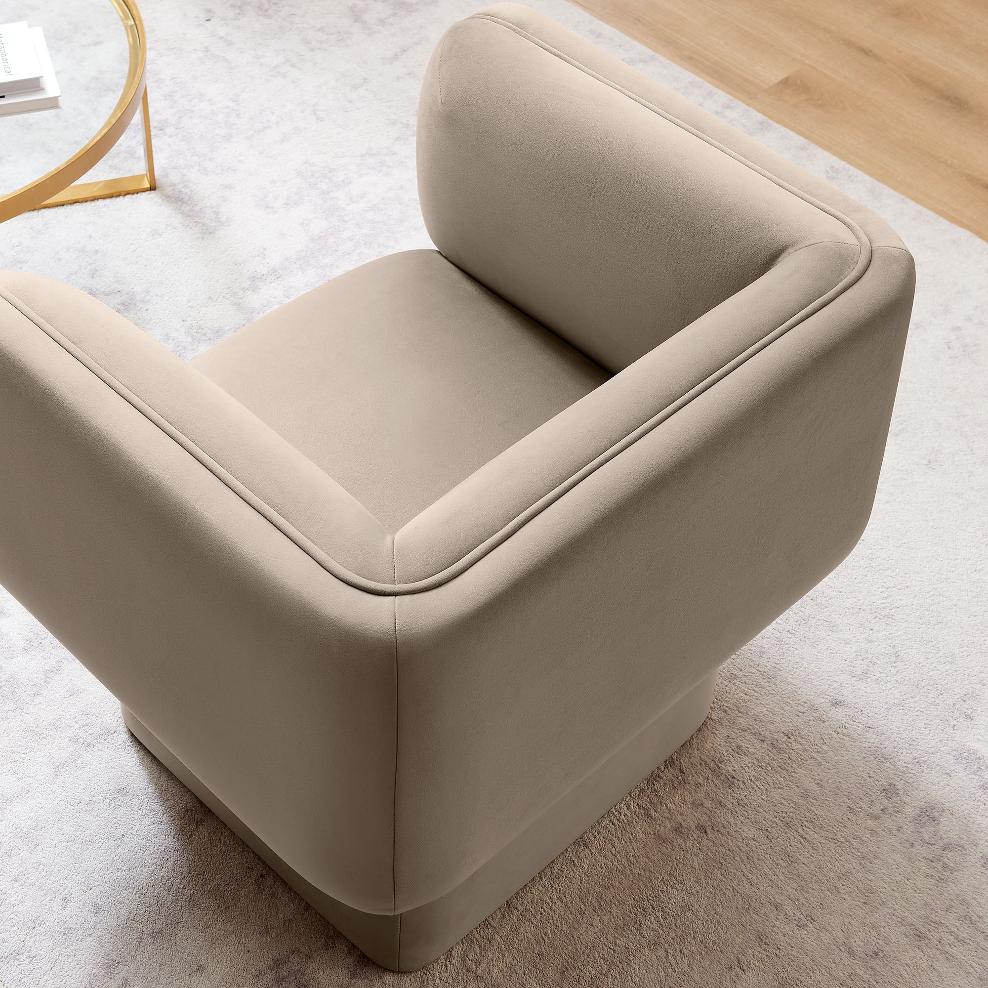 Tate Performance Velvet Accent Chair