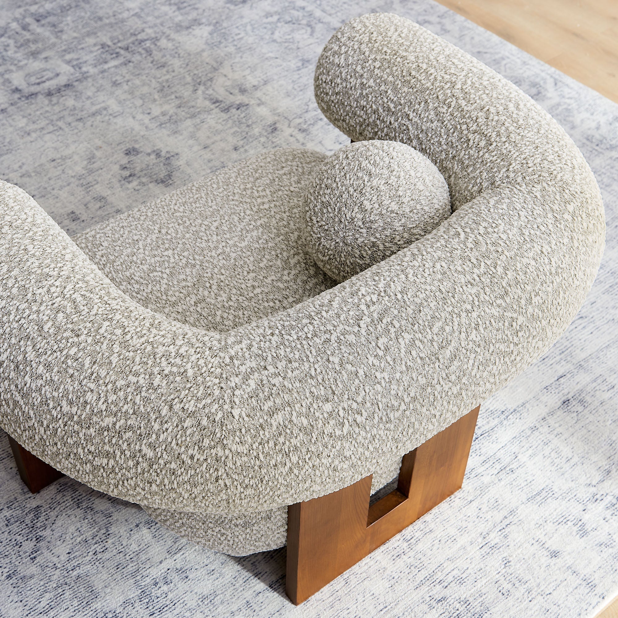 Fauteuil d'appoint Jace Boucle