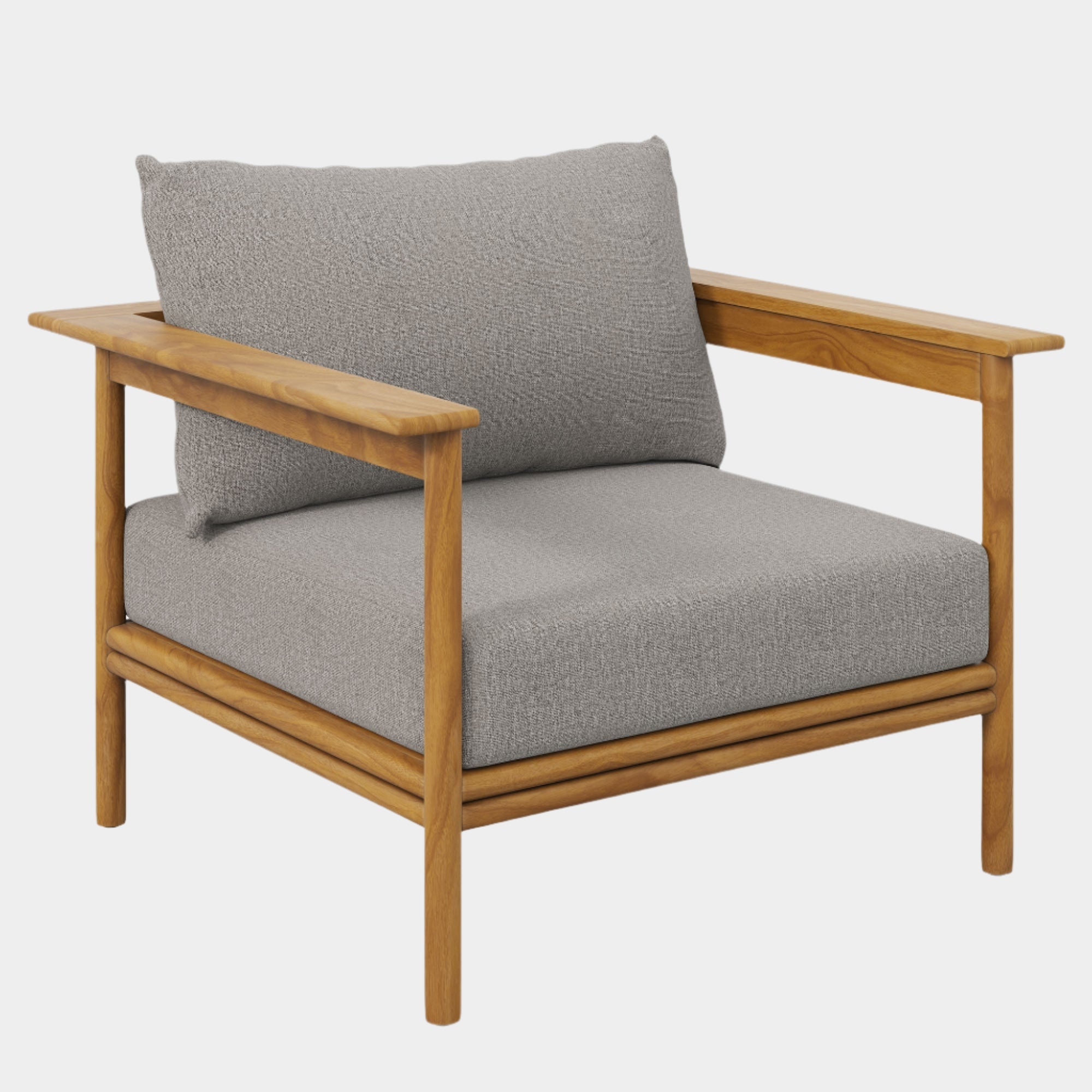 Wren Outdoor Patio Teak Wood Armchair