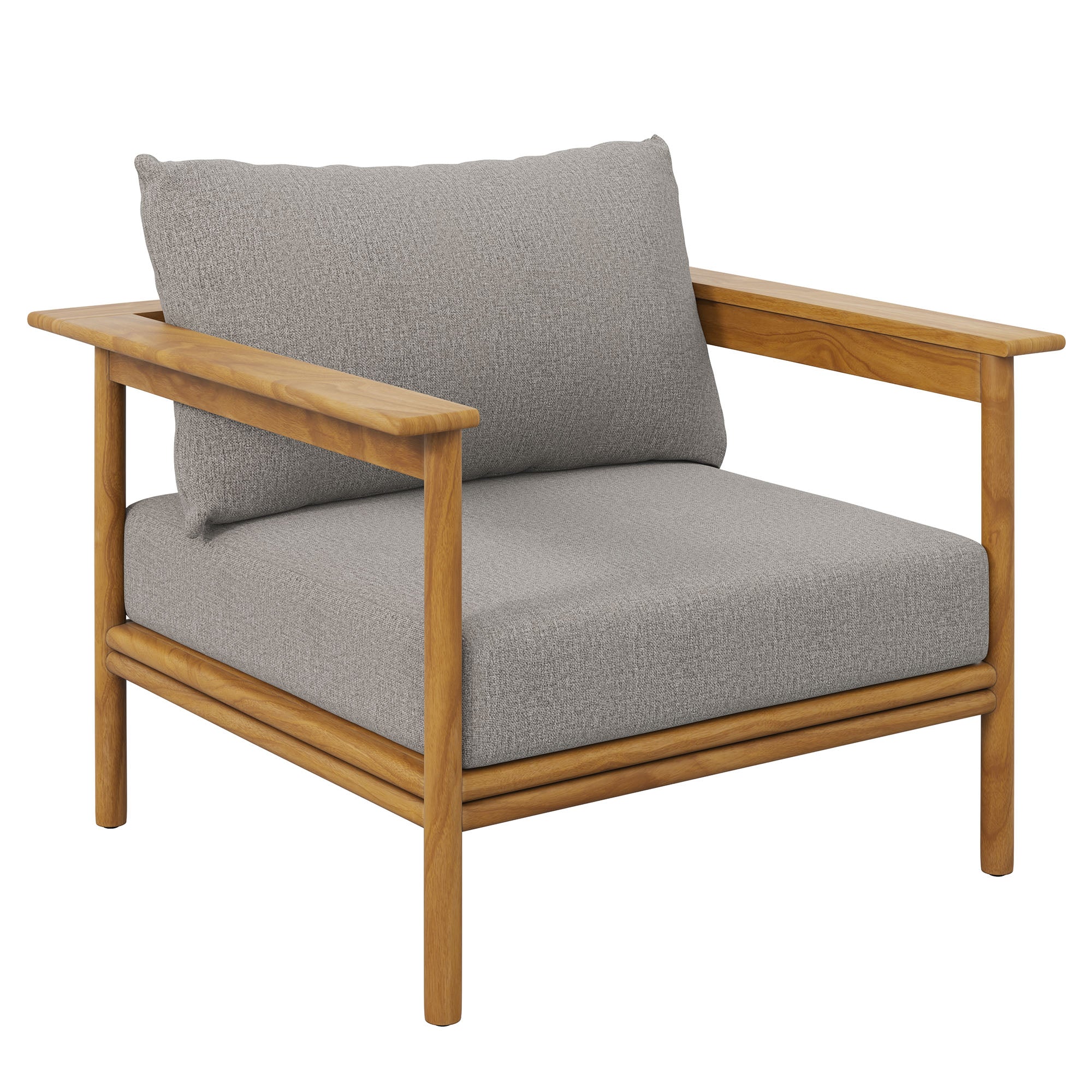 Wren Outdoor Patio Teak Wood Armchair Set