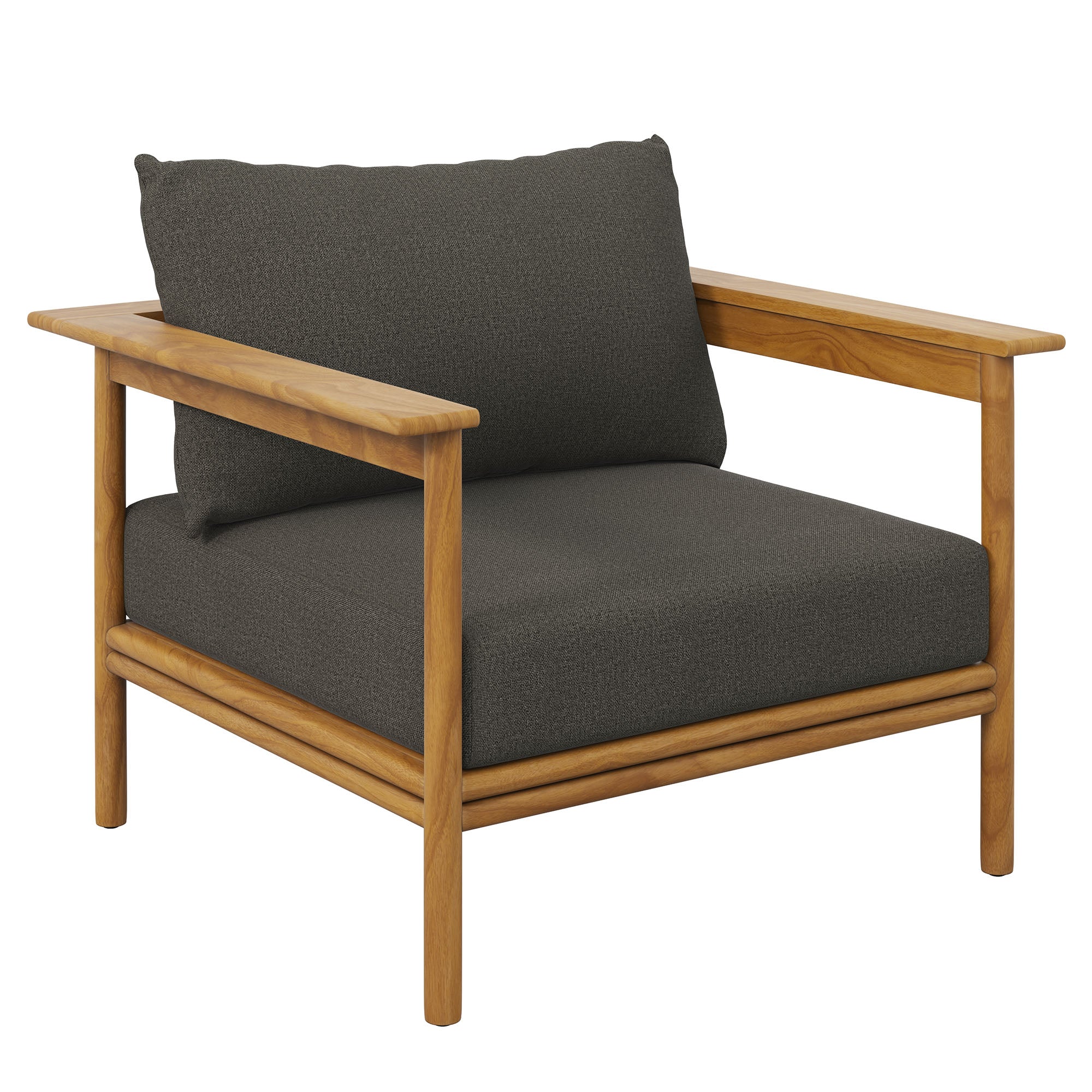 Wren Outdoor Patio Teak Wood Armchair Set