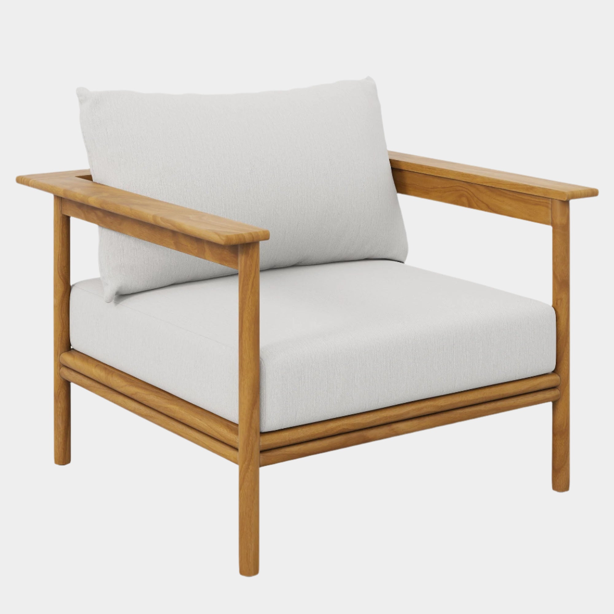 Wren Outdoor Patio Teak Wood Armchair