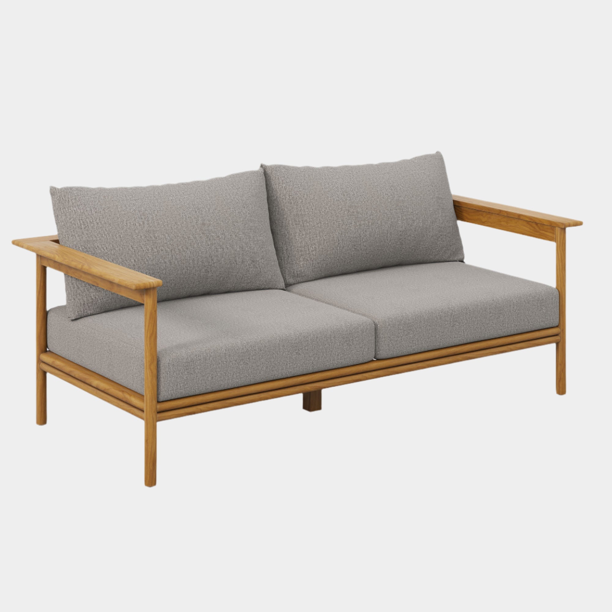 Wren Outdoor Patio Teak Wood Sofa