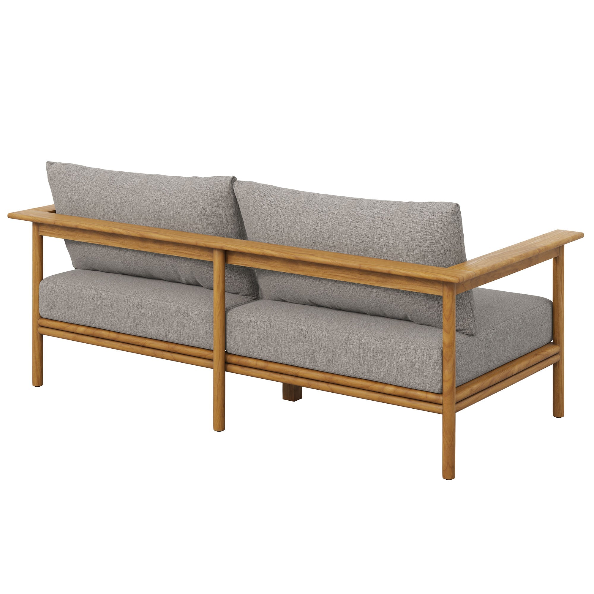 Wren Outdoor Patio Teak Wood Sofa