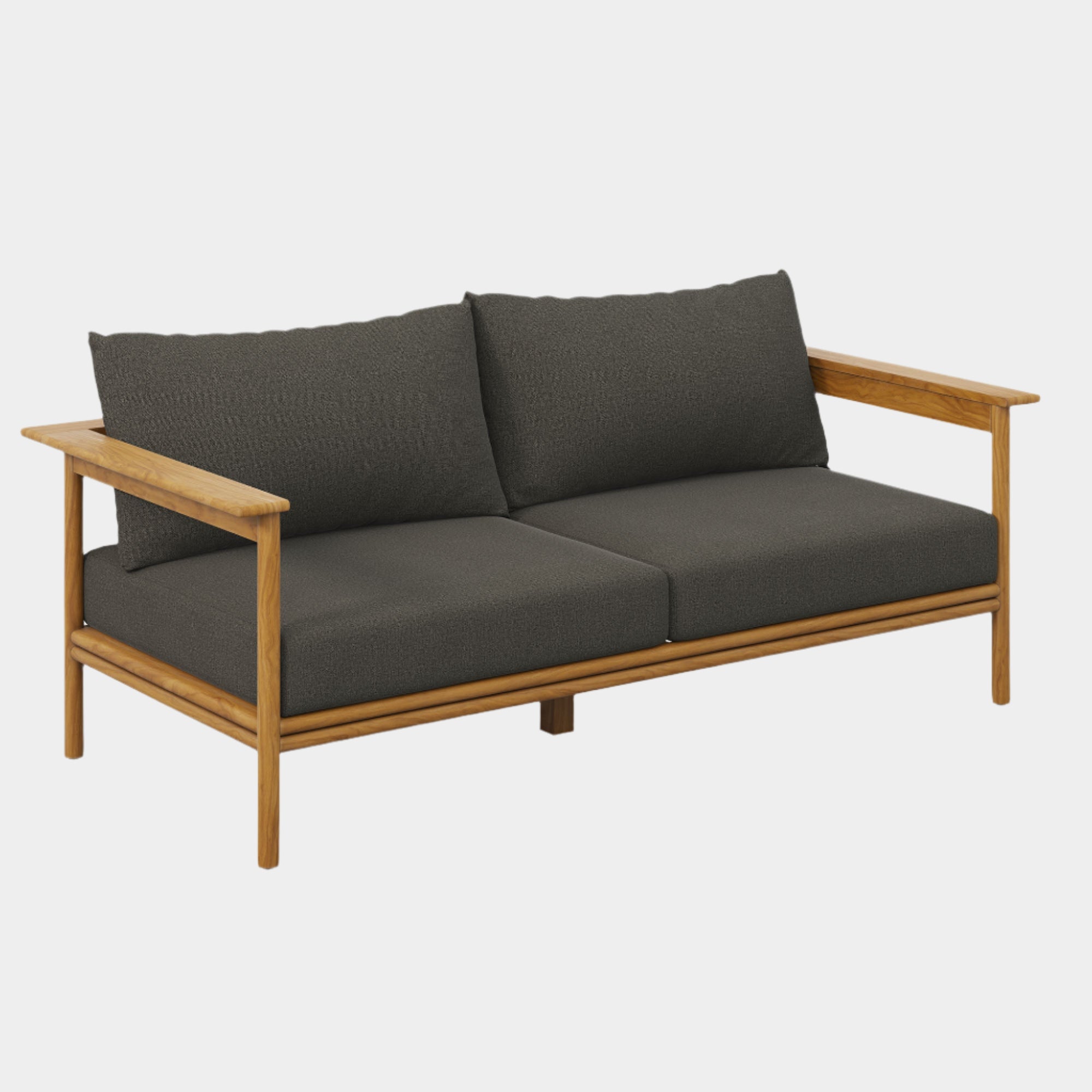 Wren Outdoor Patio Teak Wood Sofa