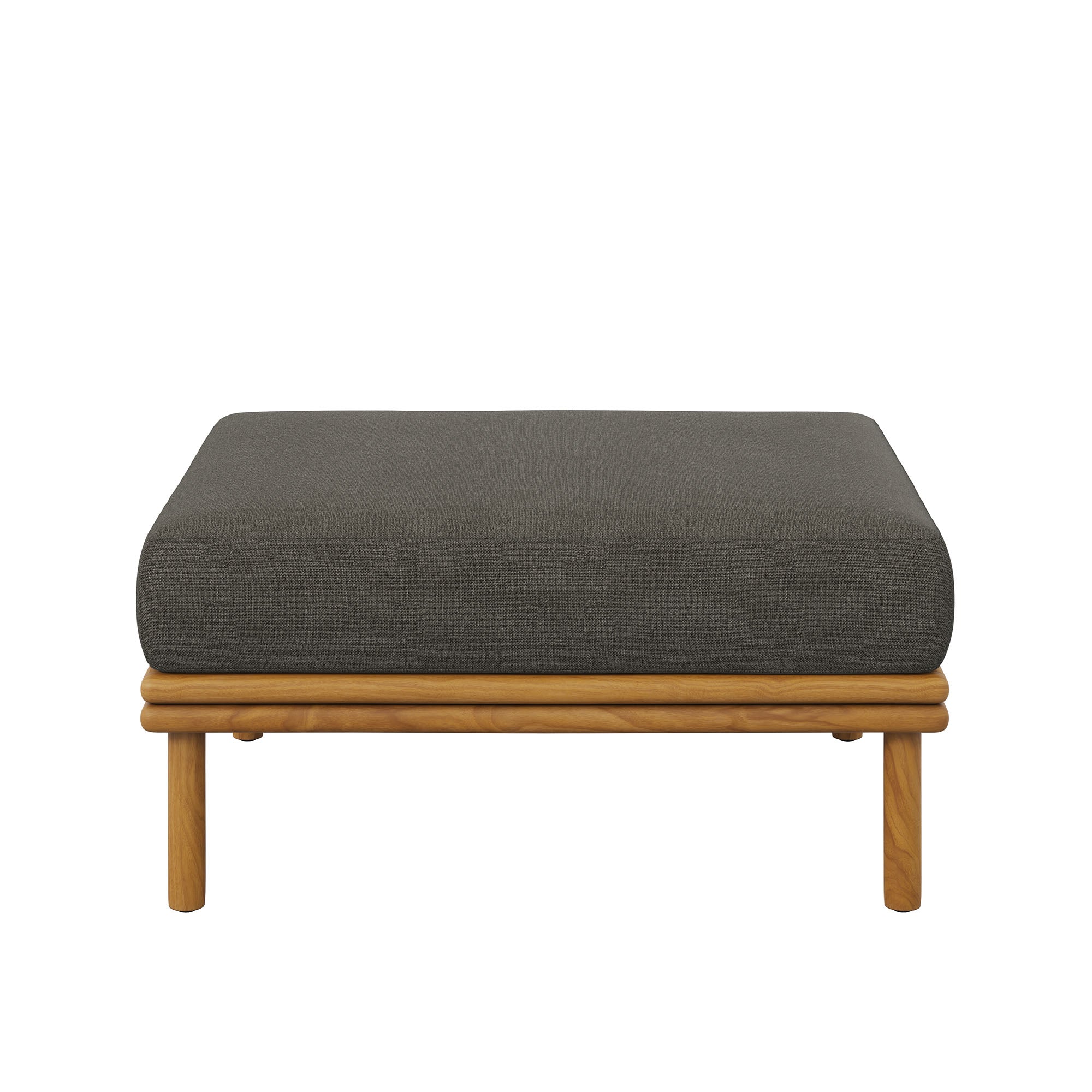 Wren Outdoor Patio Teak Wood Ottoman