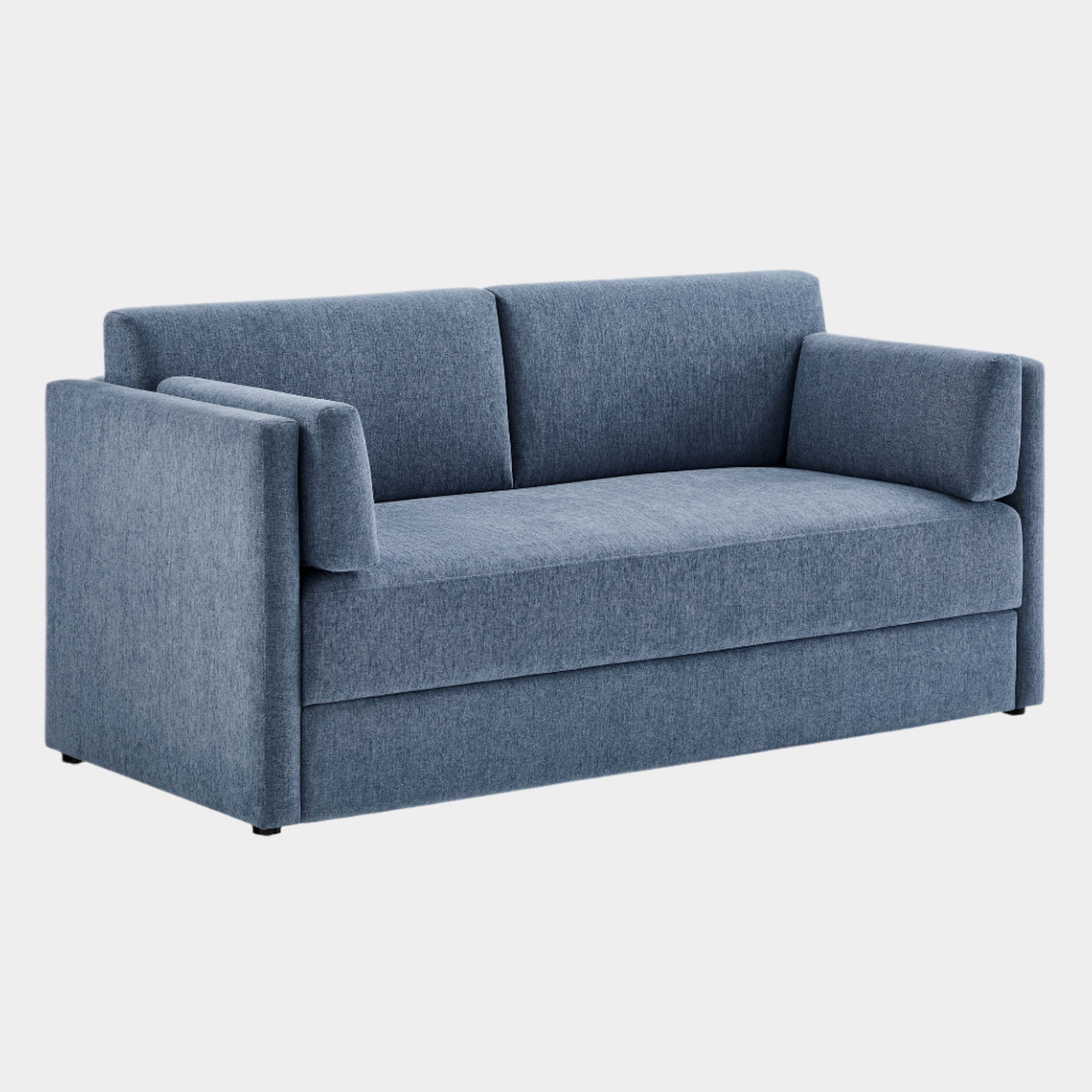 Linden Upholstered Heathered Chenille Sofa