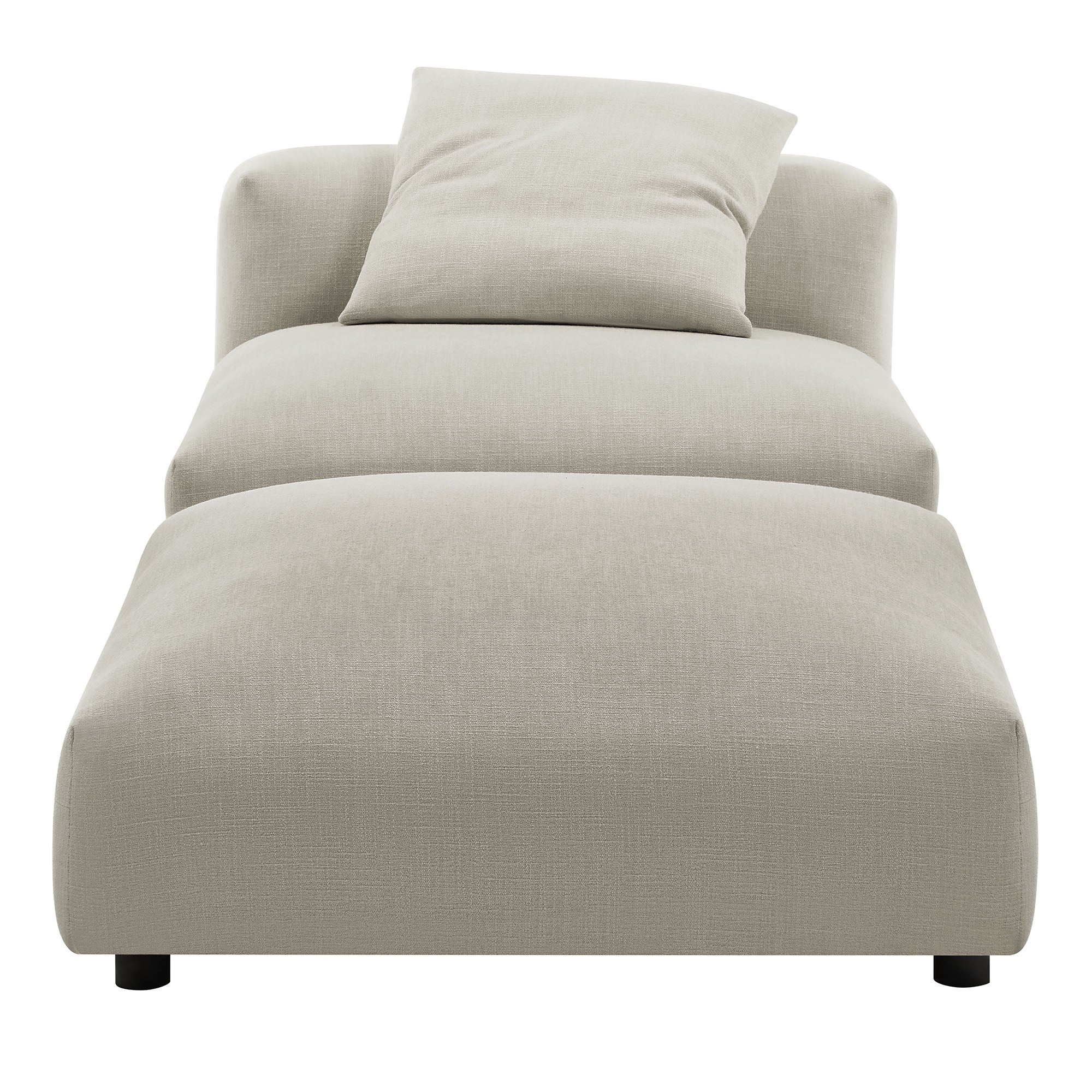 Fauteuil en tissu rembourré Engage