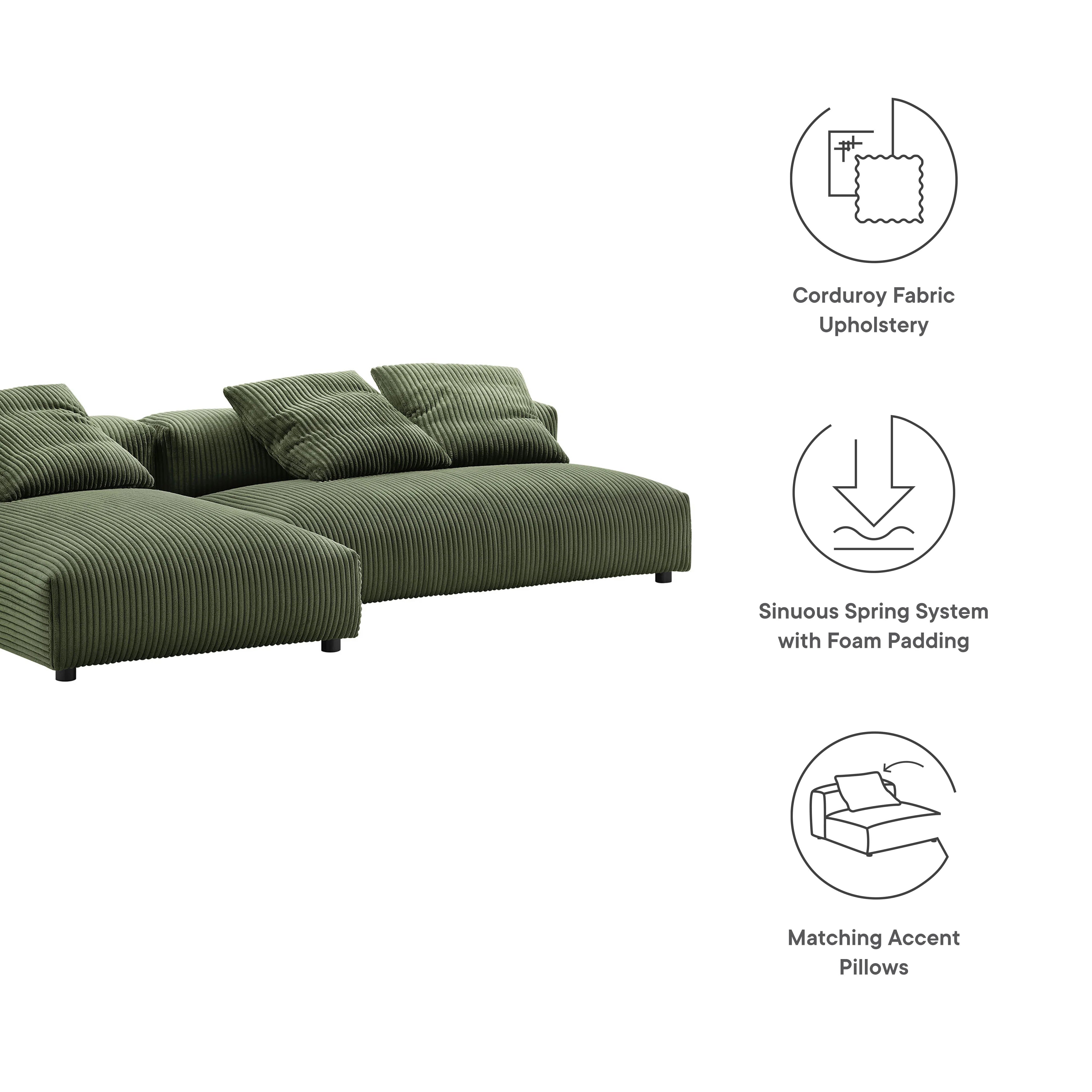 Chaise sans accoudoirs rembourrée en duvet Commix